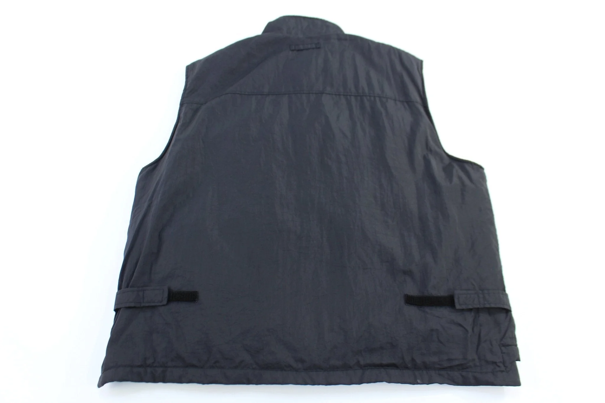 Vintage GAP Black Tactical Full Zip Vest - Image 2