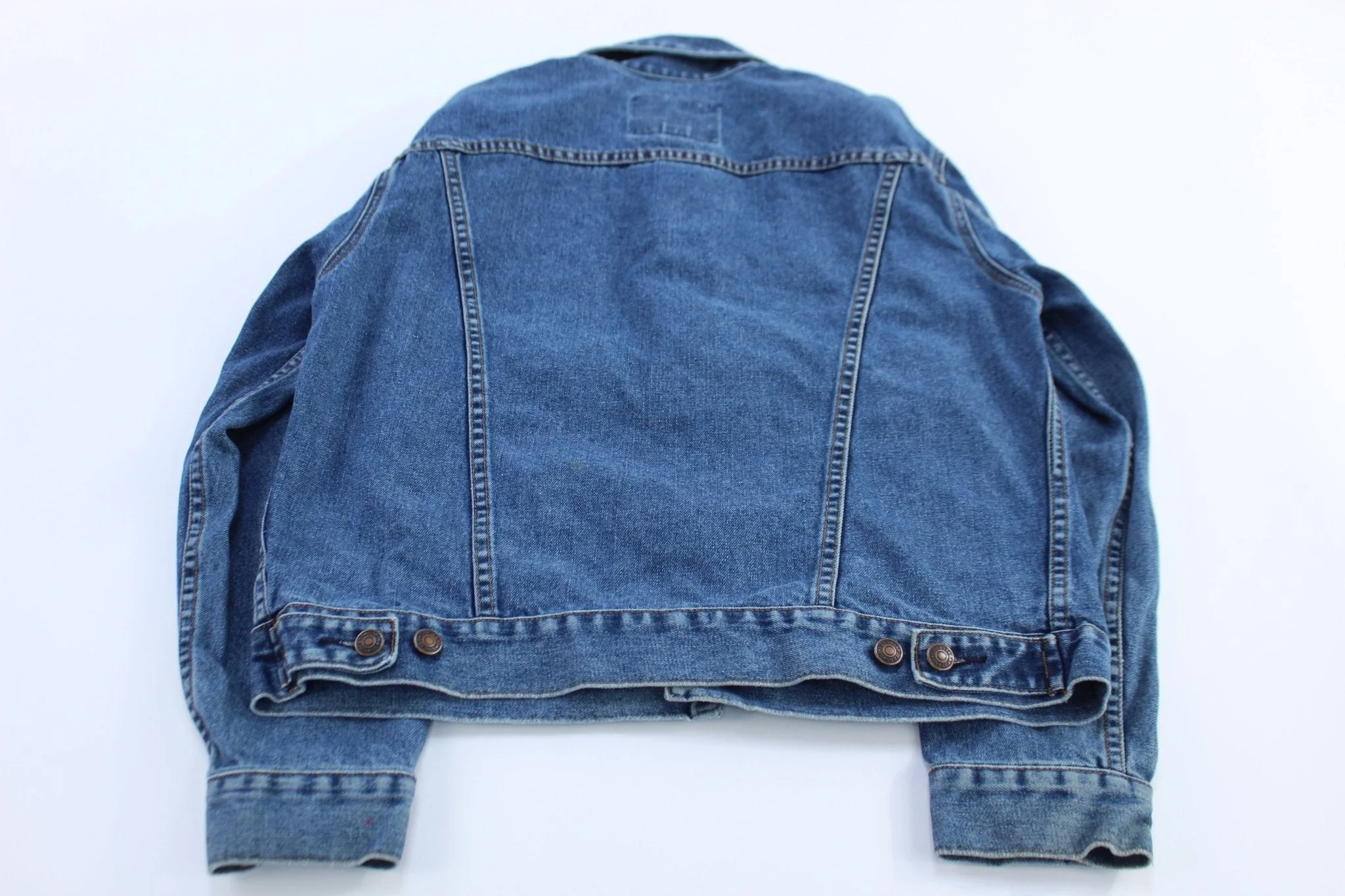Vintage Gap Blue Jeans Dark Wash Denim Jacket - Image 2