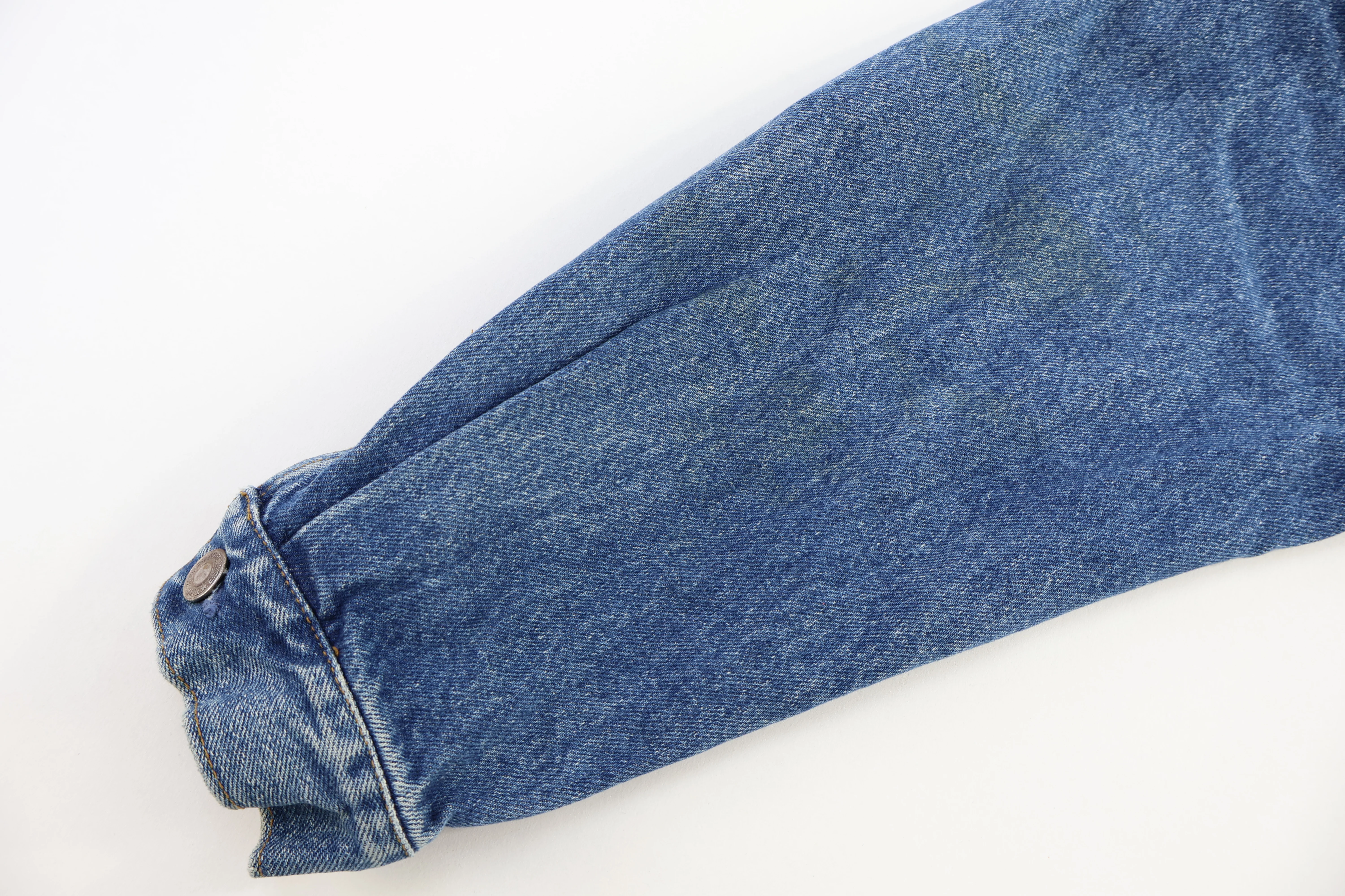 Vintage GAP Denim Medium Wash Trucker Jacket - Image 3