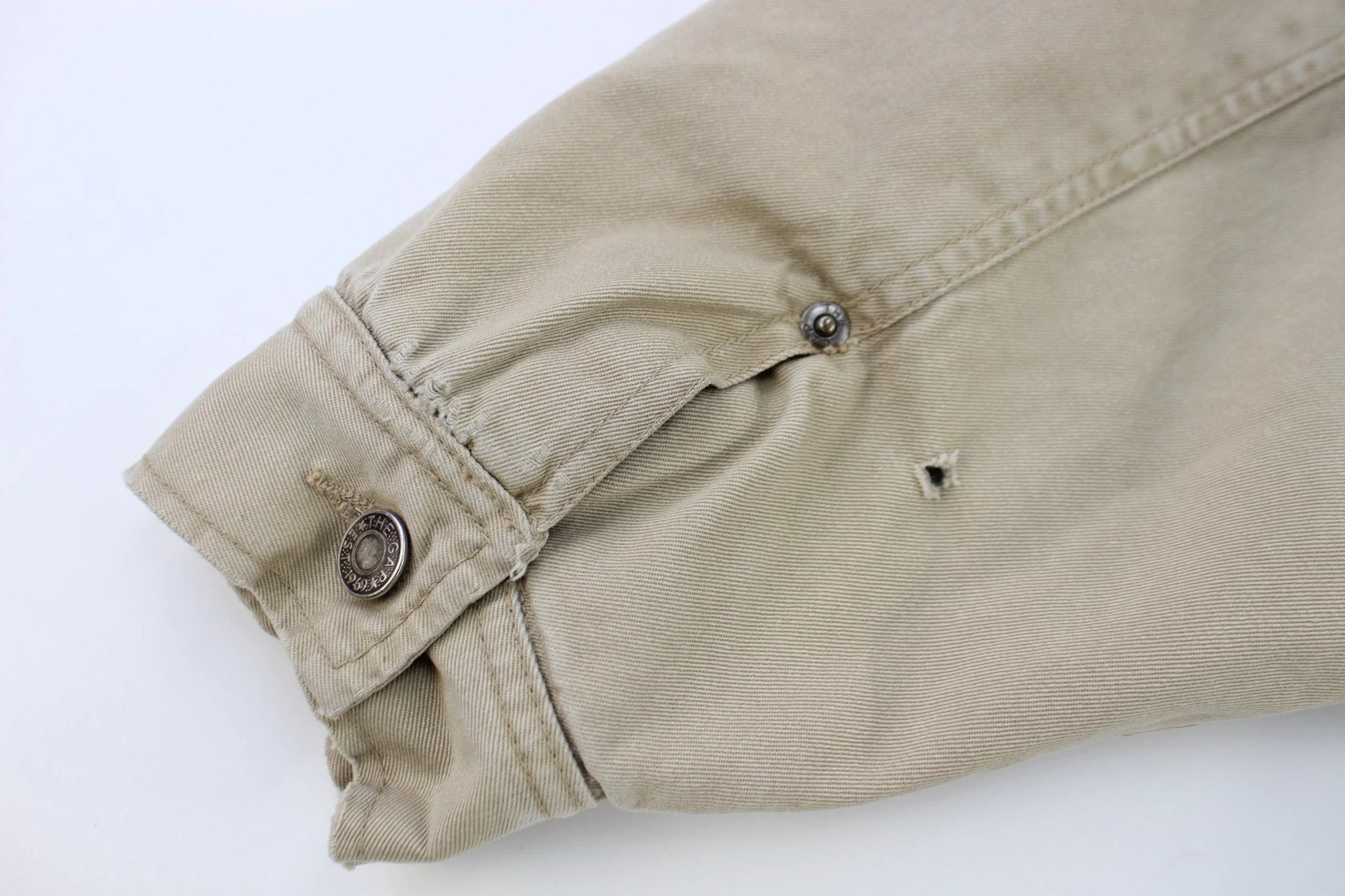 Vintage Gap Denim Varsity Jacket - Image 3