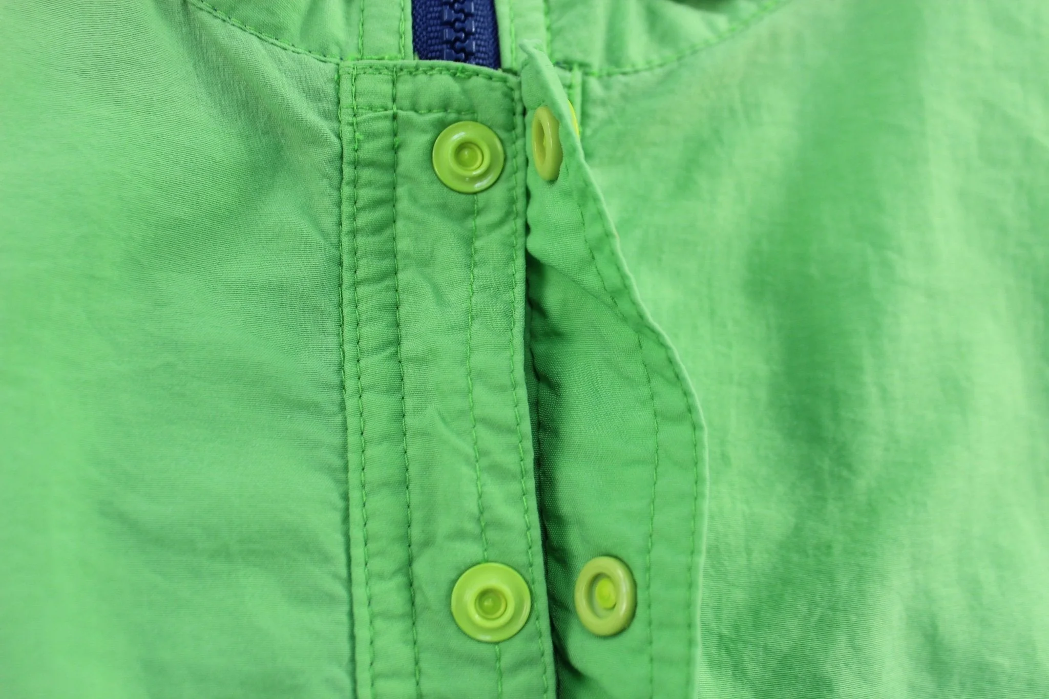 Vintage Gap Green Quarter Zip Windbreaker - Image 3