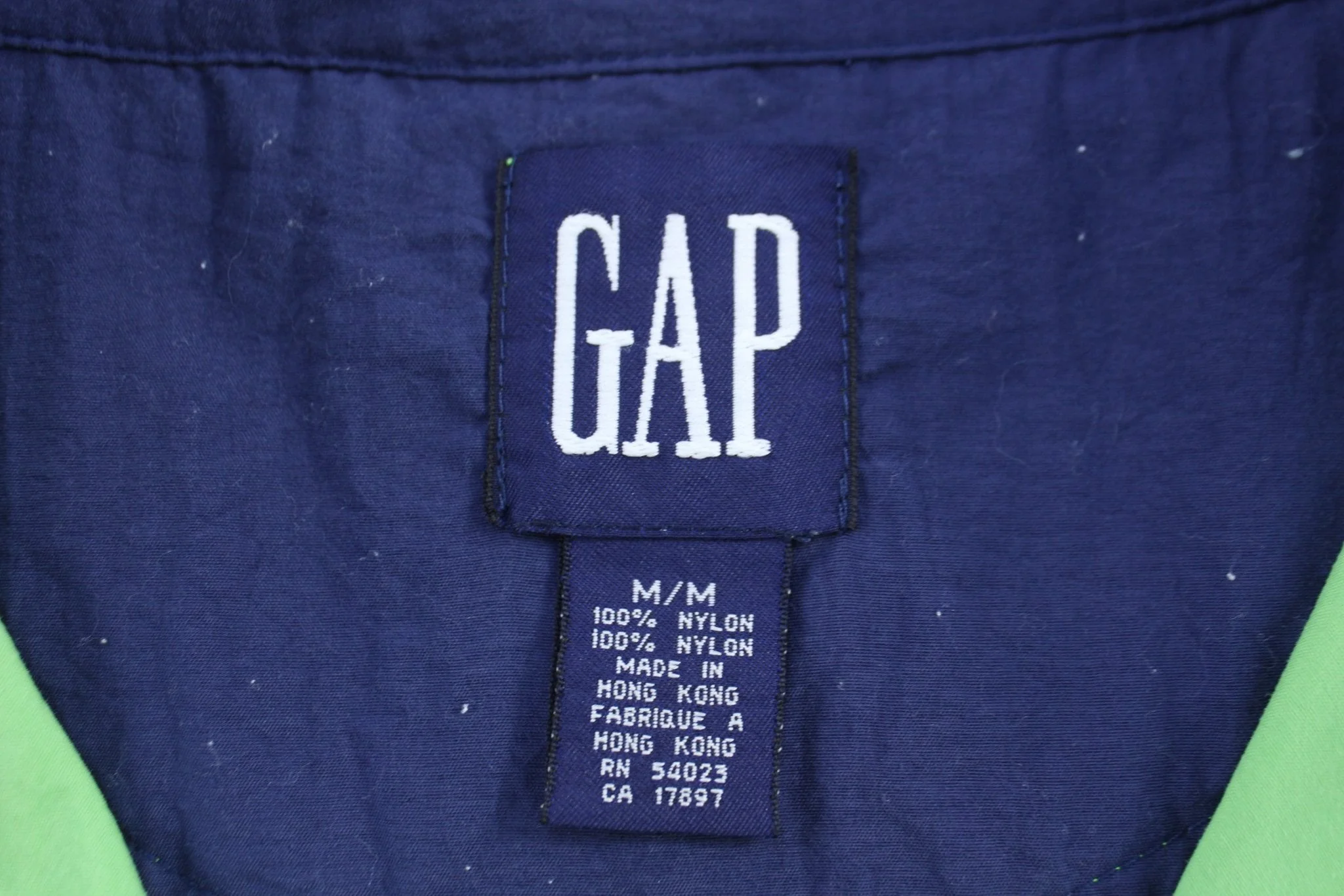 Vintage Gap Green Quarter Zip Windbreaker - Image 4
