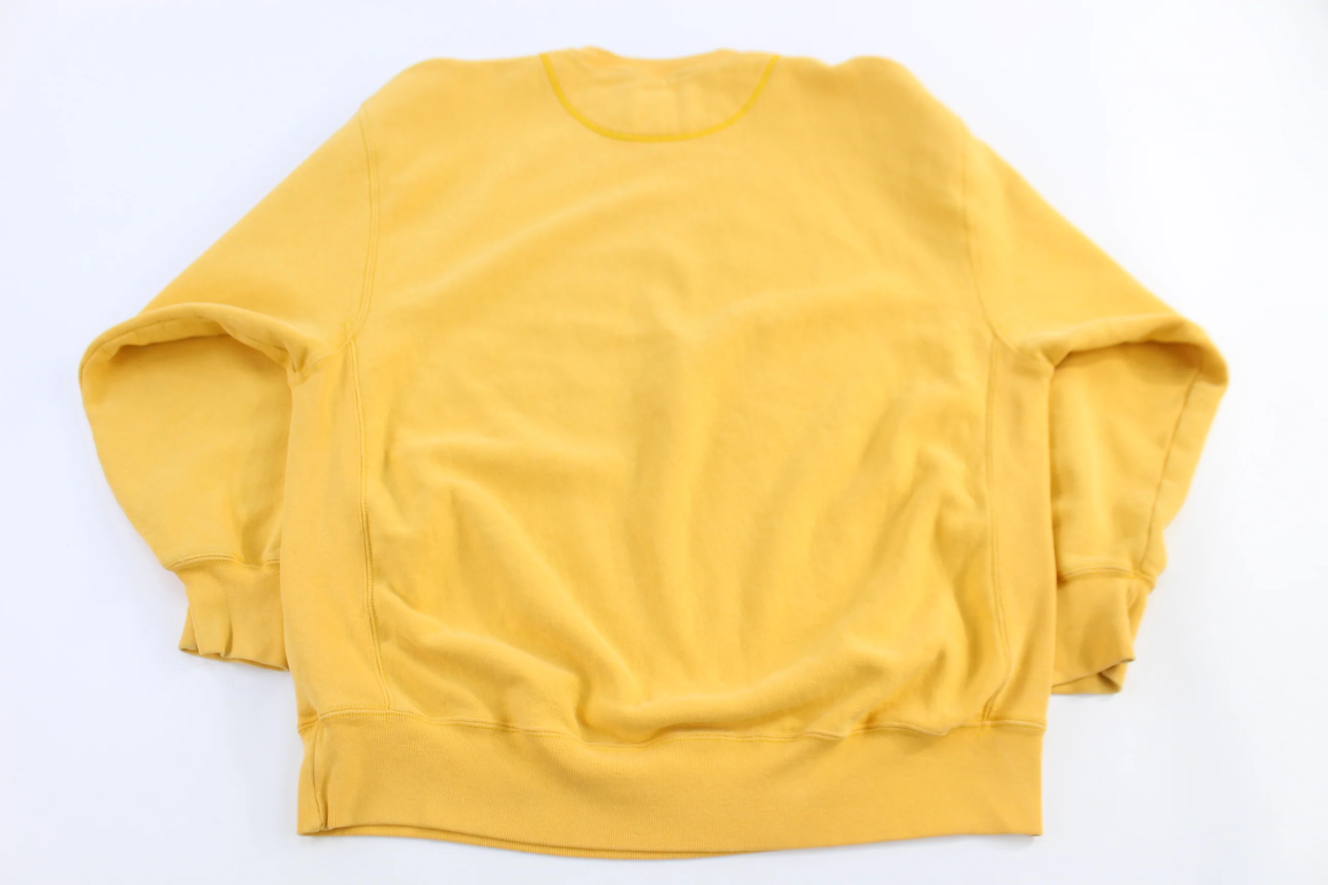 Vintage GAP Yellow Blank Sweatshirt - Image 2