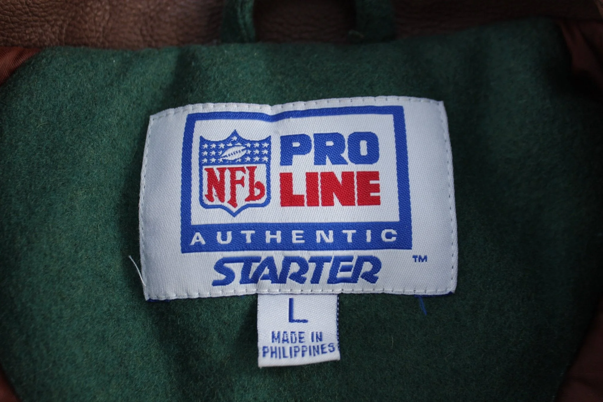 Vintage Green Bay Packers Football Full Zip Bomber Jacket - Image 5