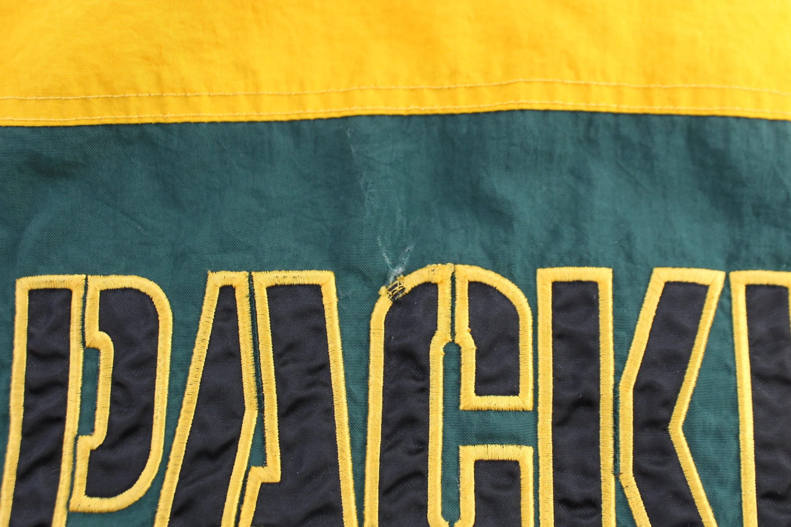 Vintage Green Bay Packers Football Full Zip Jacket - Image 3