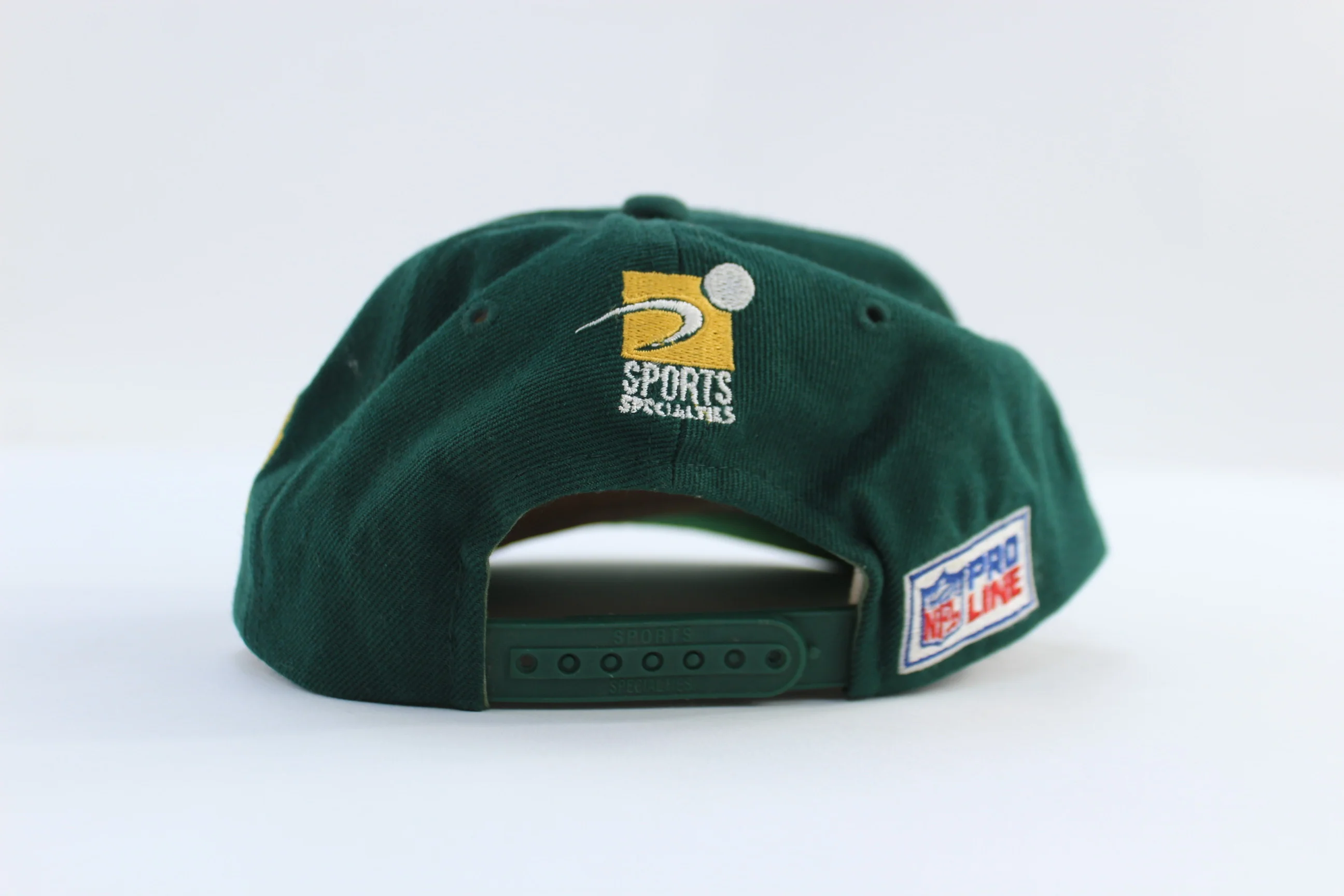 Vintage Green Bay Packers Football Snapback Hat - Image 3
