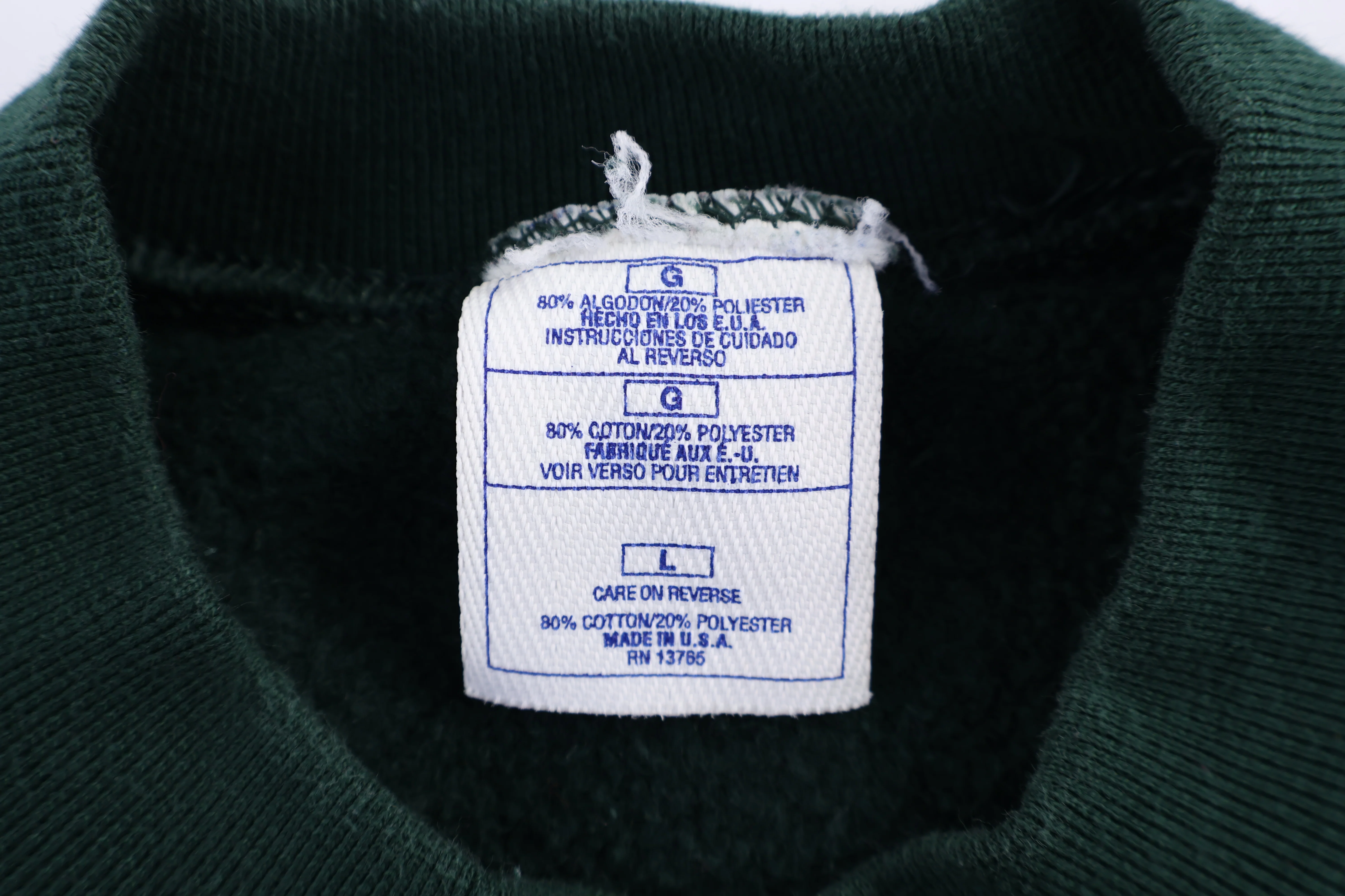 Vintage Green Bay Packers Football Sweatshirt - Image 4