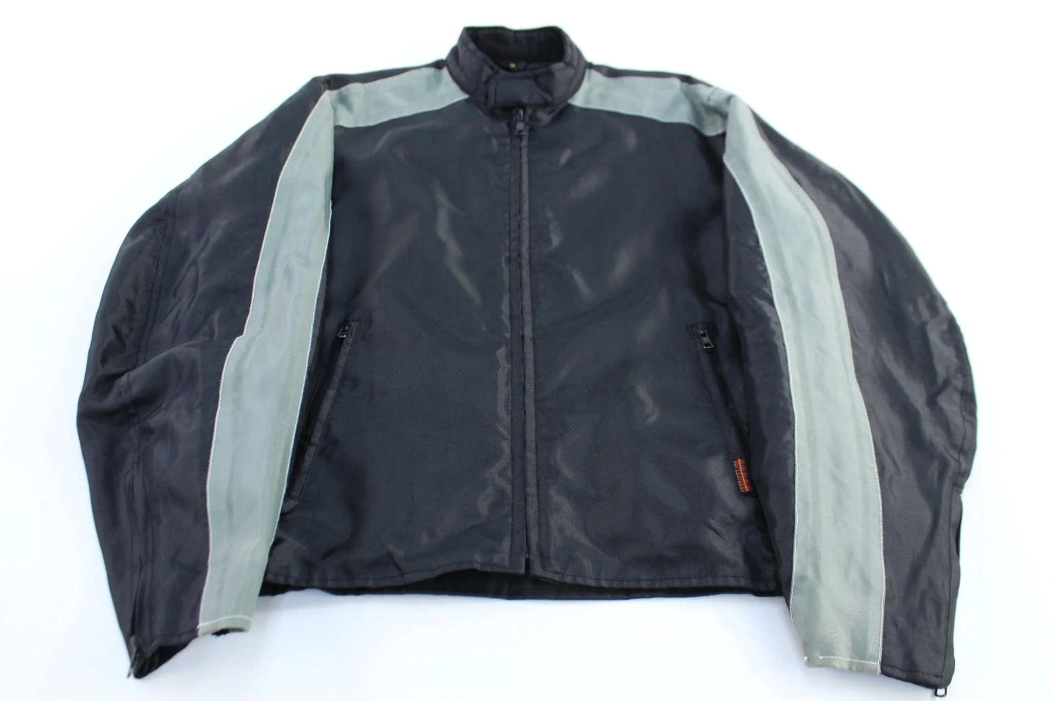 Vintage Hot Leathers Harley Davidson Motorcycles Patch Jacket - Image 2