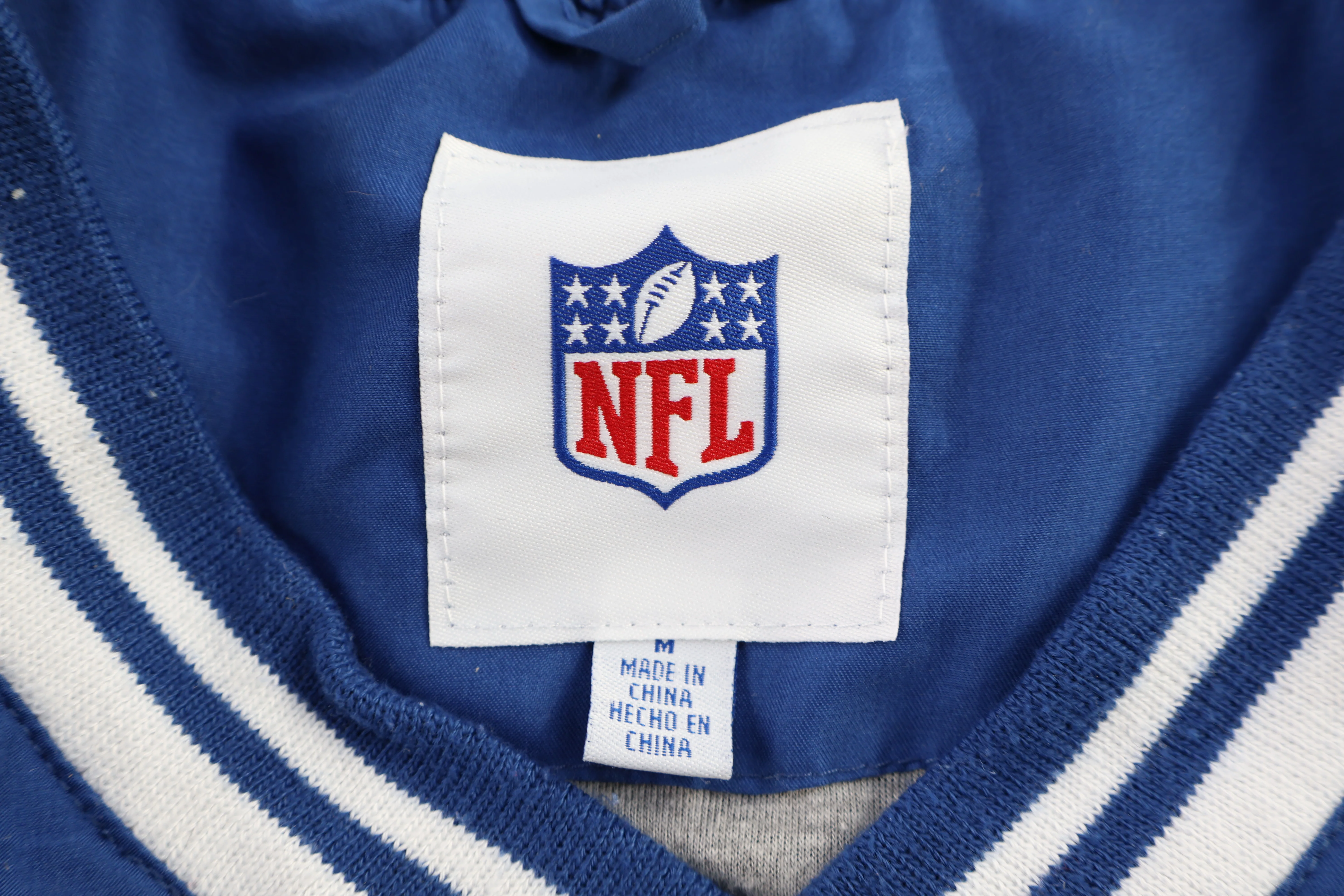 Vintage Indianapolis Colts Football Pullover Windbreaker - Image 3