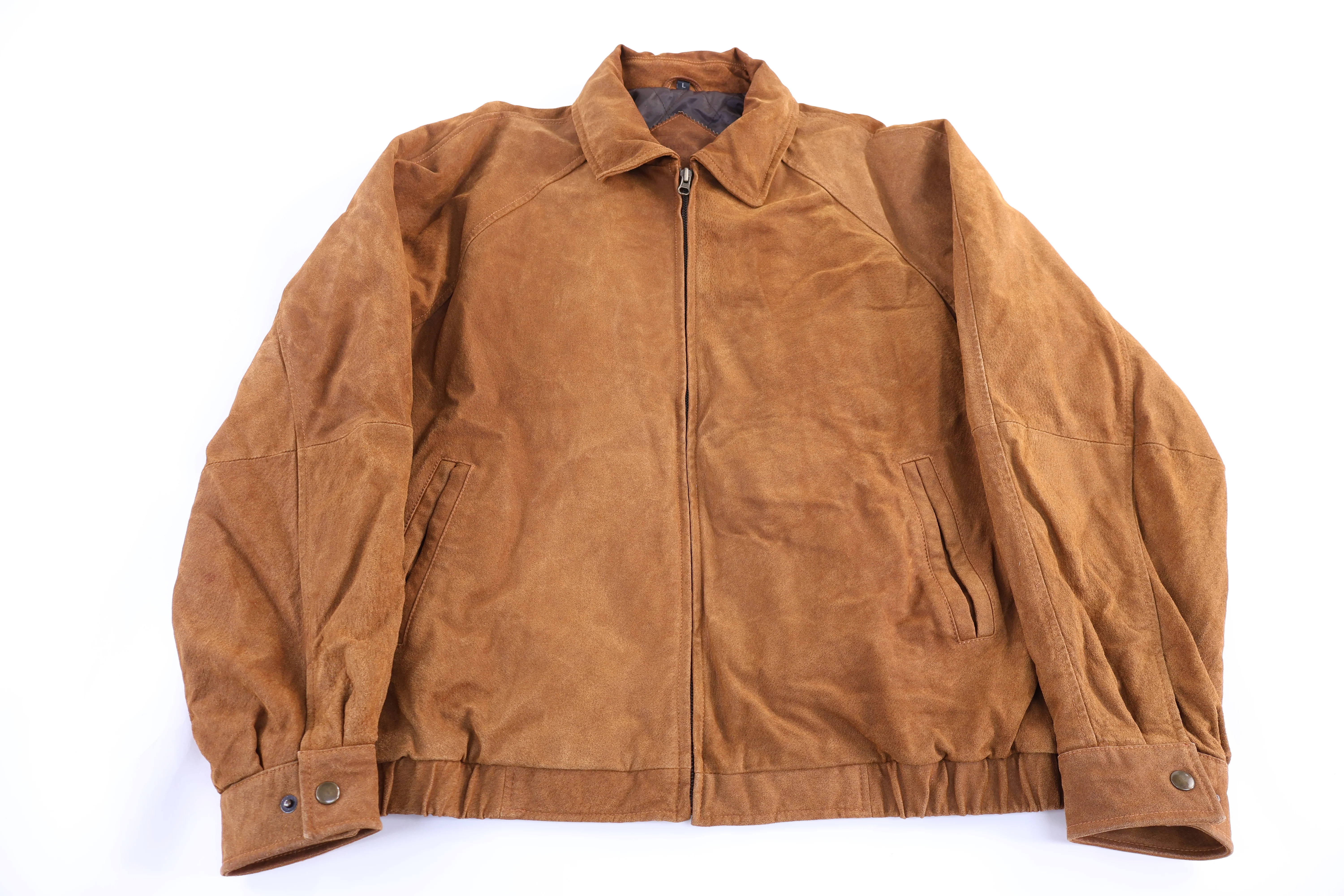 Vintage Junetion West Brown Leather Suede Jacket