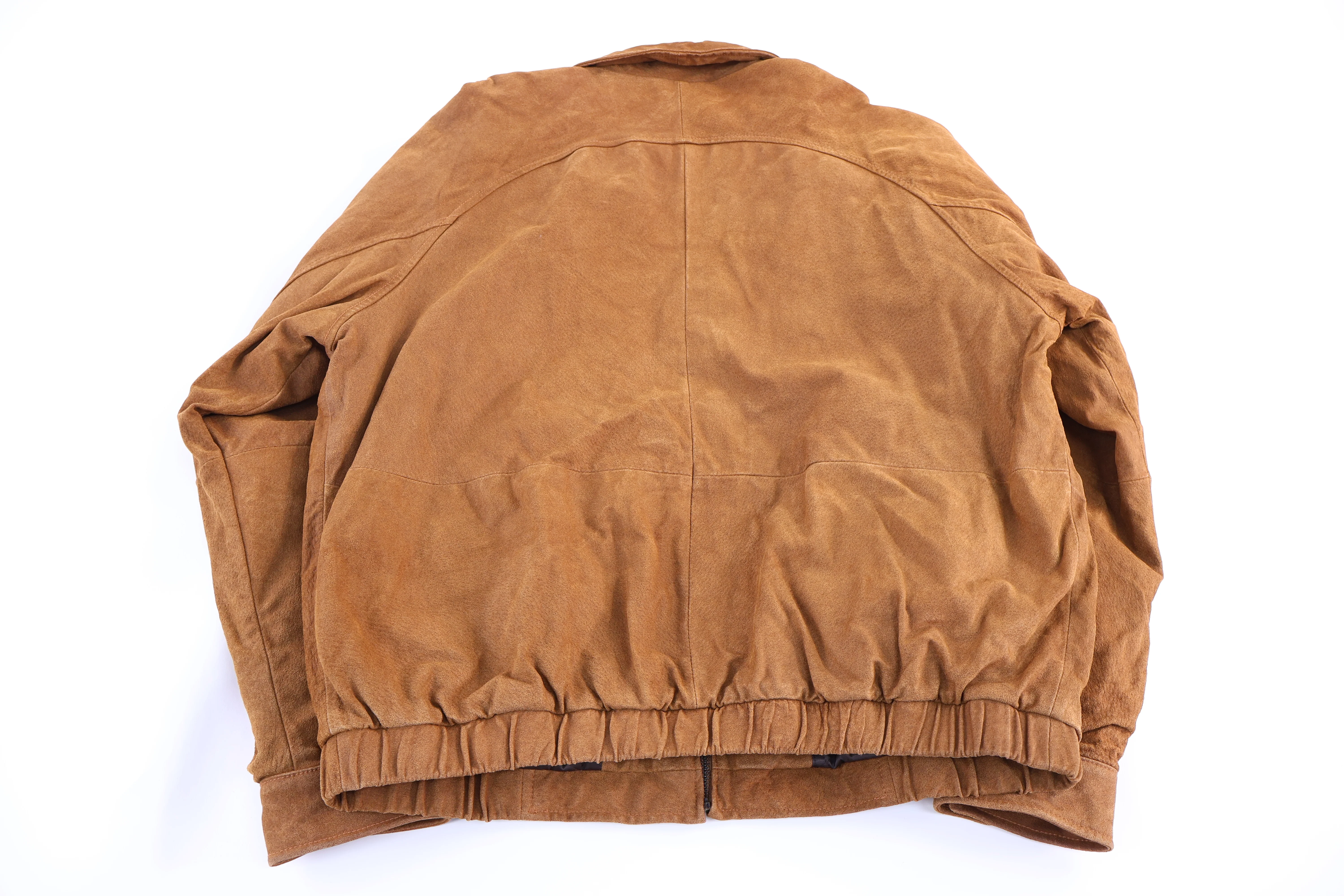 Vintage Junetion West Brown Leather Suede Jacket - Image 2