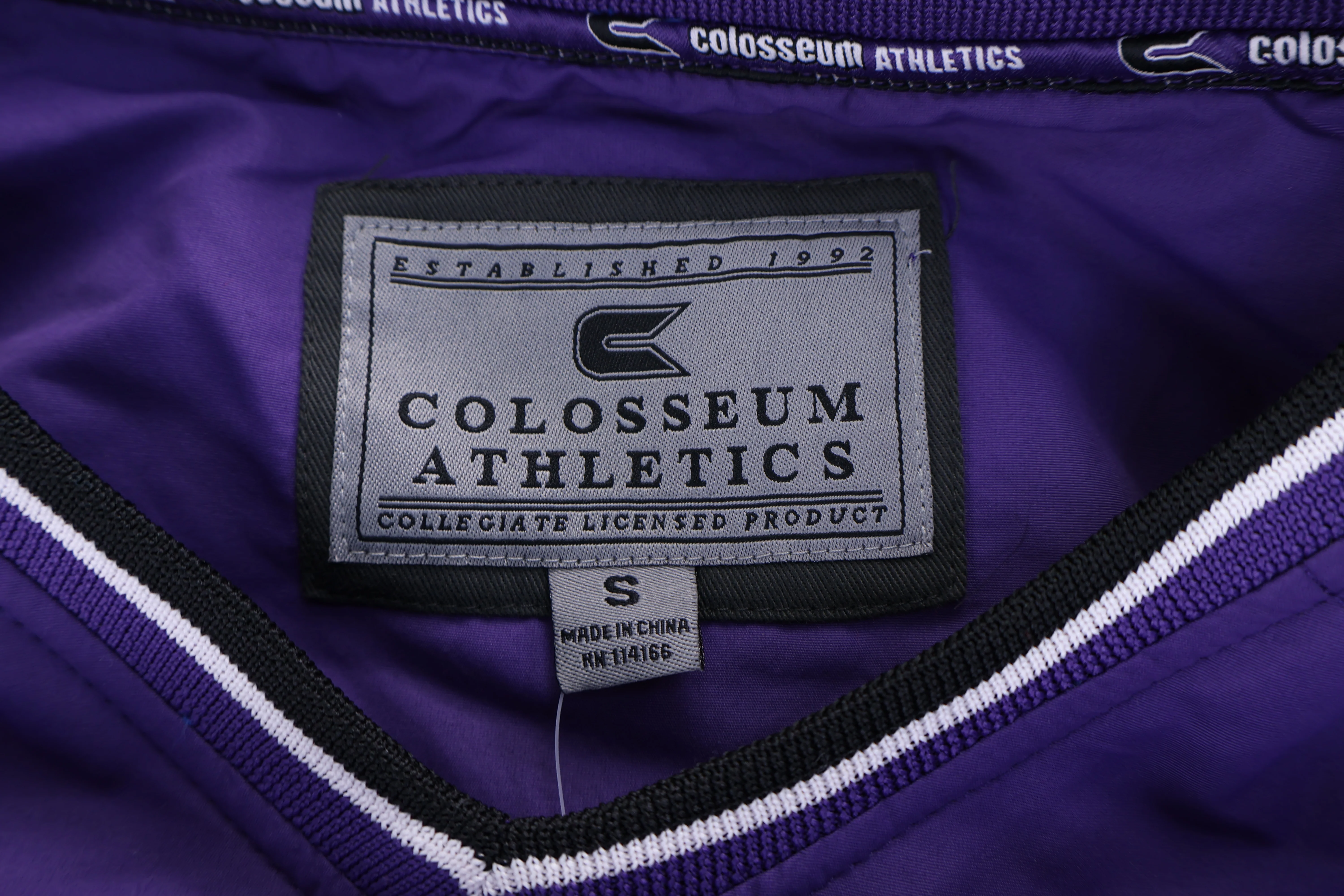 Vintage Kansas State University Pullover Windbreaker - Image 3