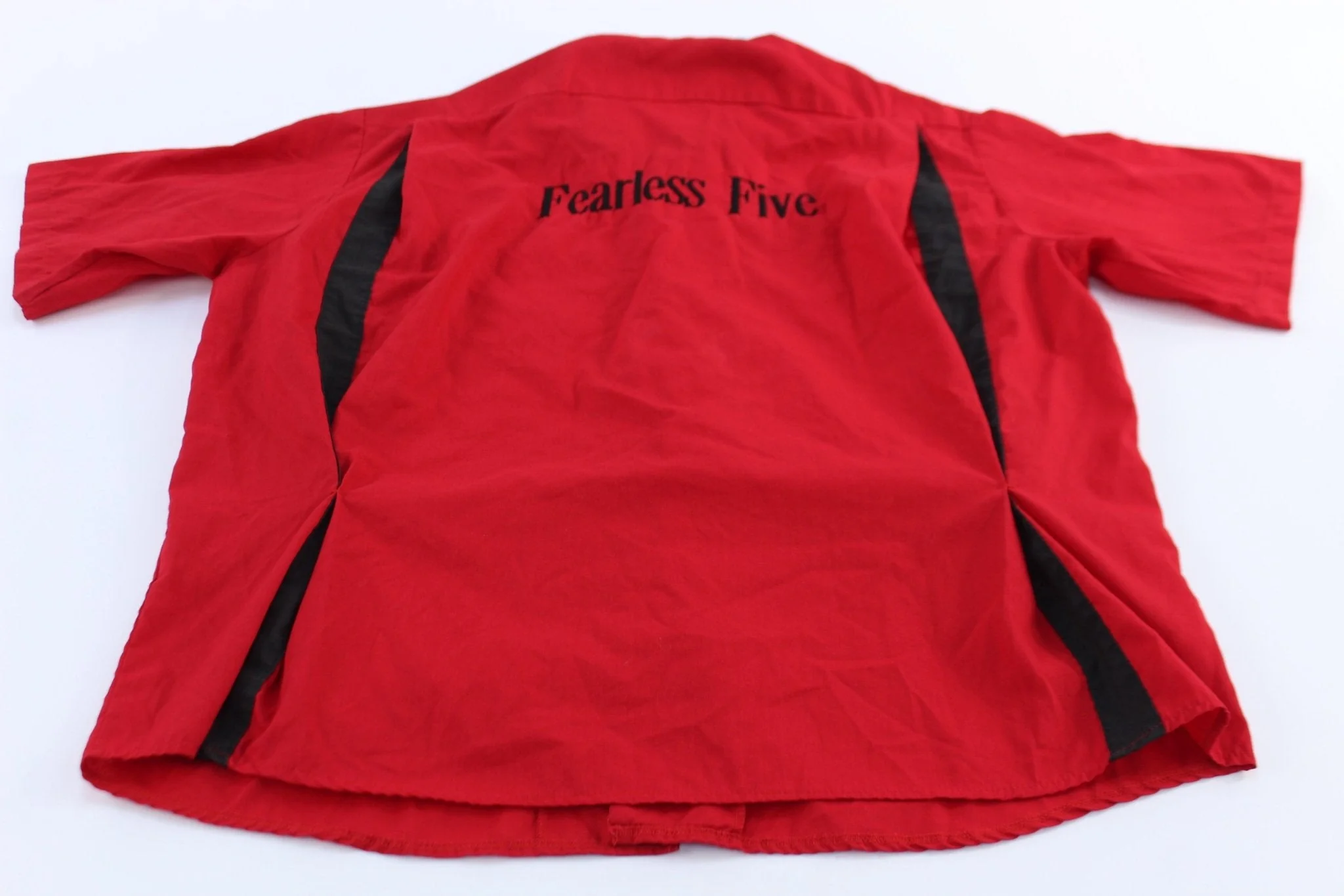 Vintage King Louie Embroidered Fearless Five Bowling Button Up Shirt - Image 2