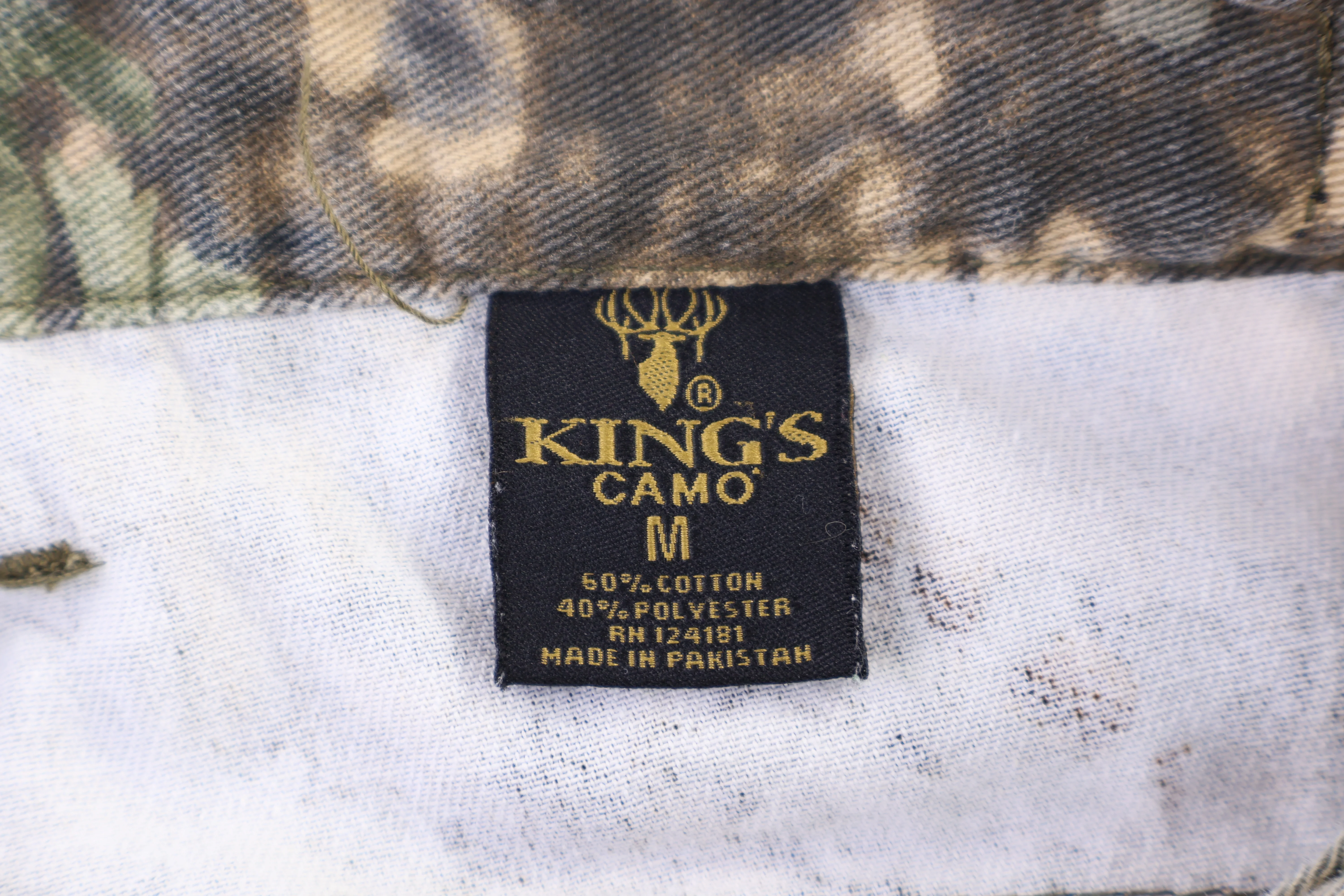 Vintage King's Camo Cargo Pants - Image 3