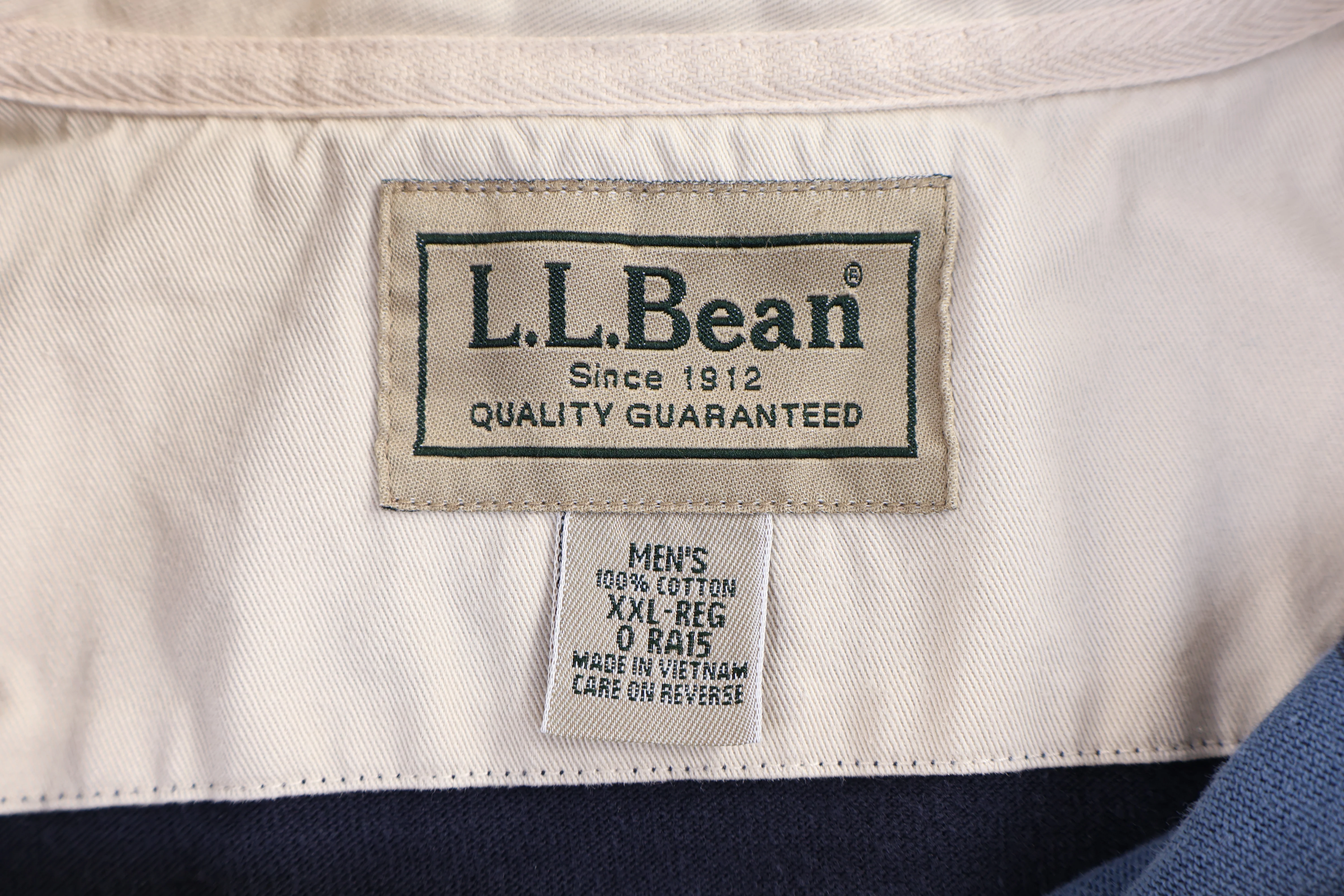 Vintage L.L. Bean Striped LS Button Up - Image 3