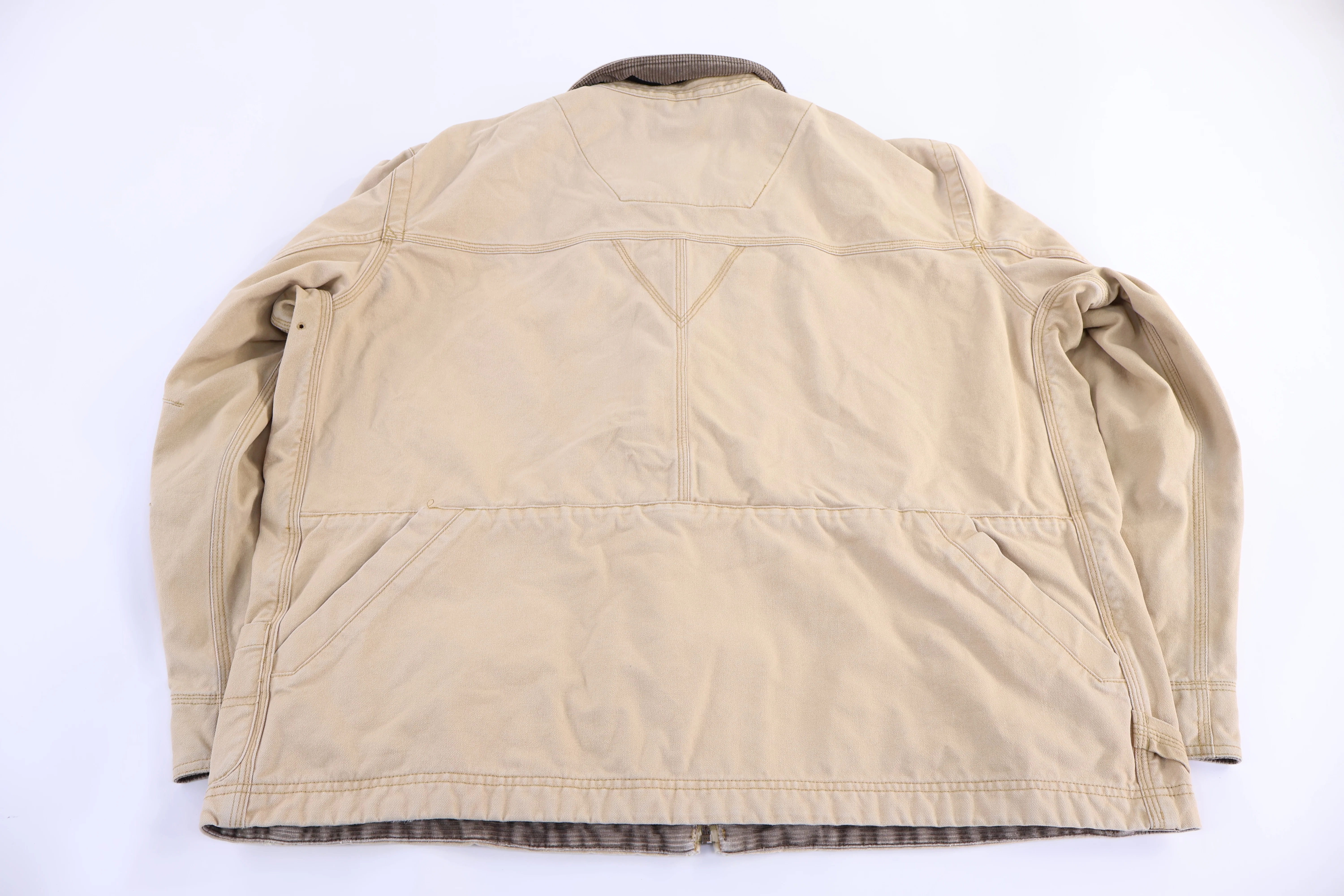 Vintage L.L. Bean Tan Full Zip Jacket - Image 2