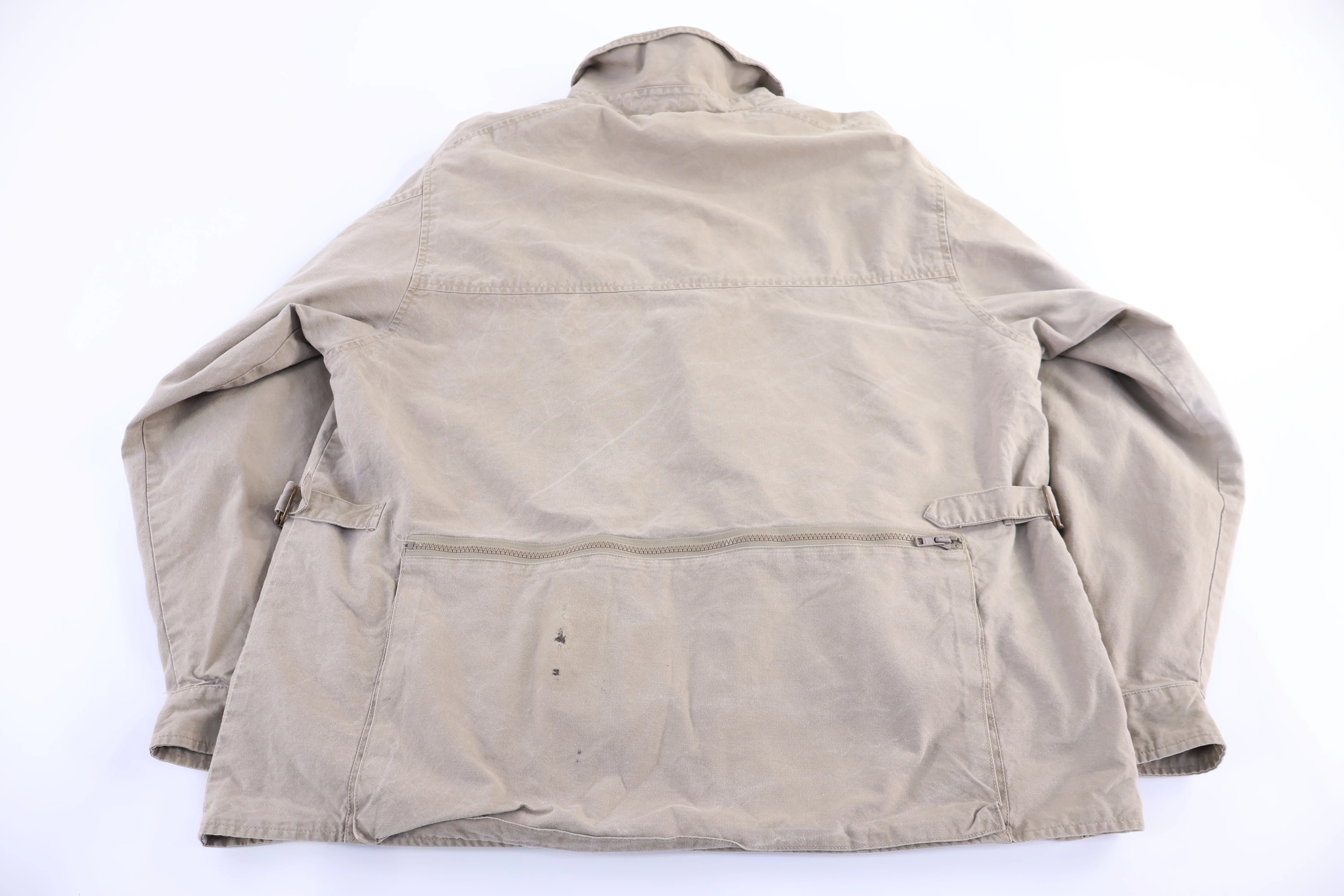 Vintage L.L. Bean Tan Full Zip Jacket - Image 2
