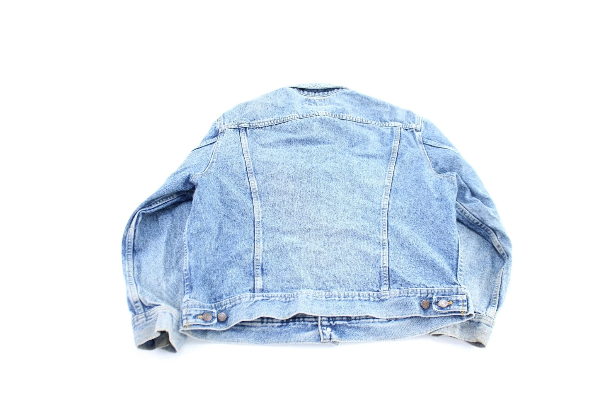 Vintage Lee Button Fly Denim Jacket - Image 2