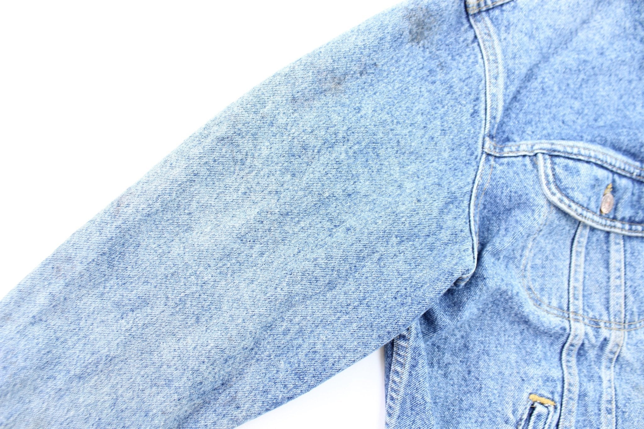 Vintage Lee Button Fly Denim Jacket - Image 4