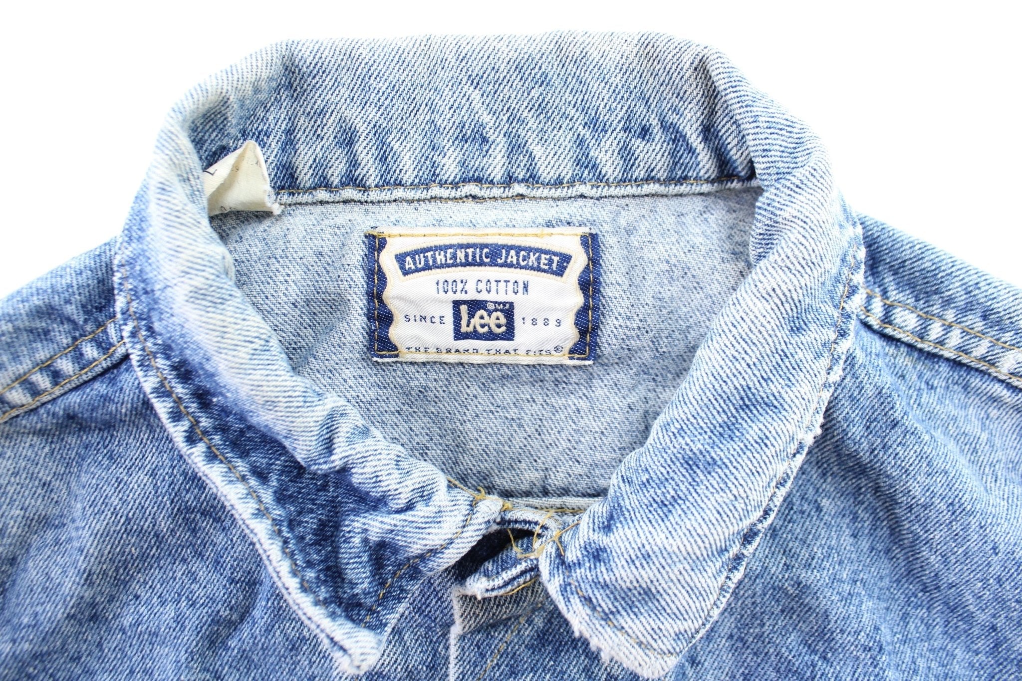 Vintage Lee Button Fly Denim Jacket - Image 5