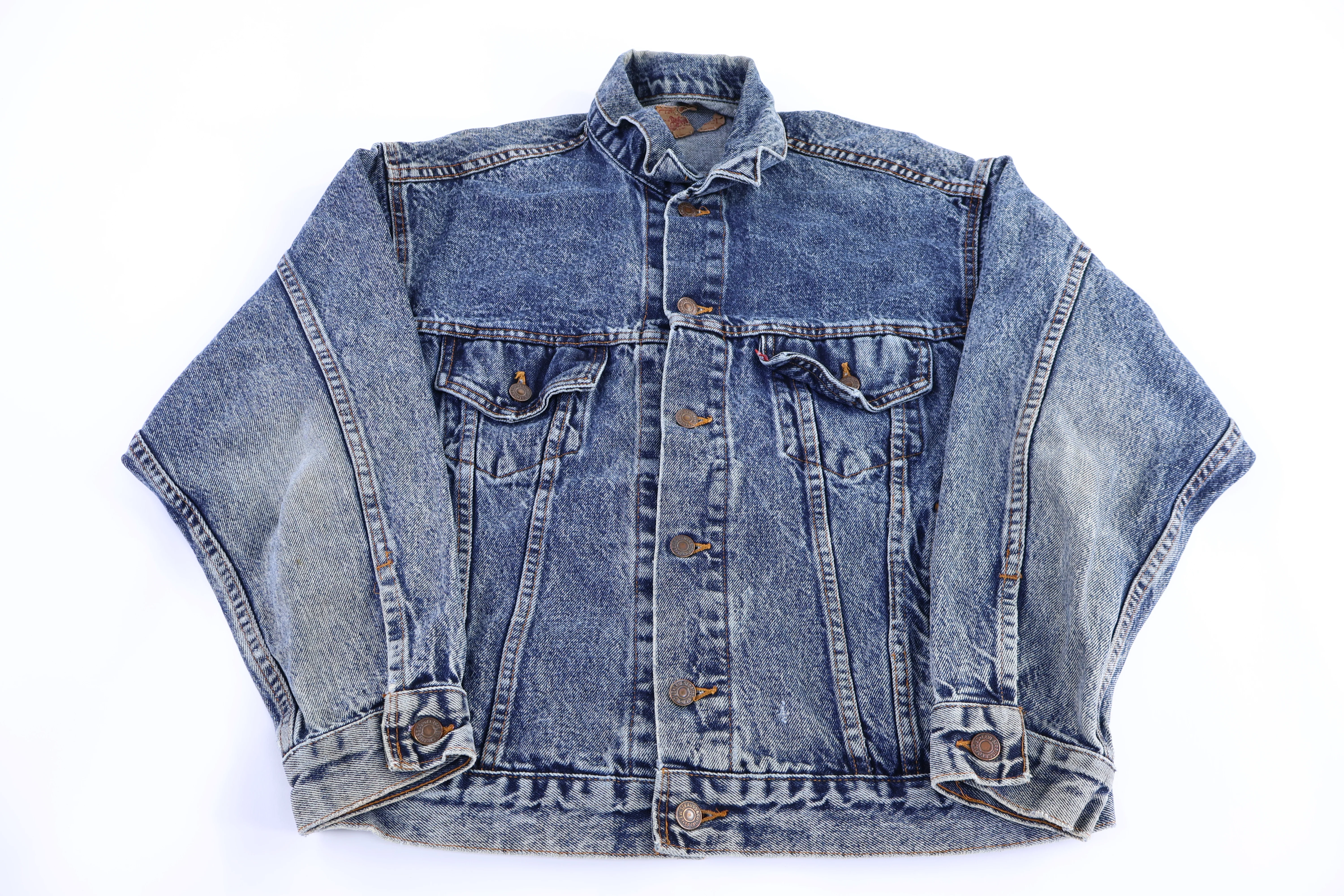 Vintage Levi's Dark Wash Denim Jacket - Image 2