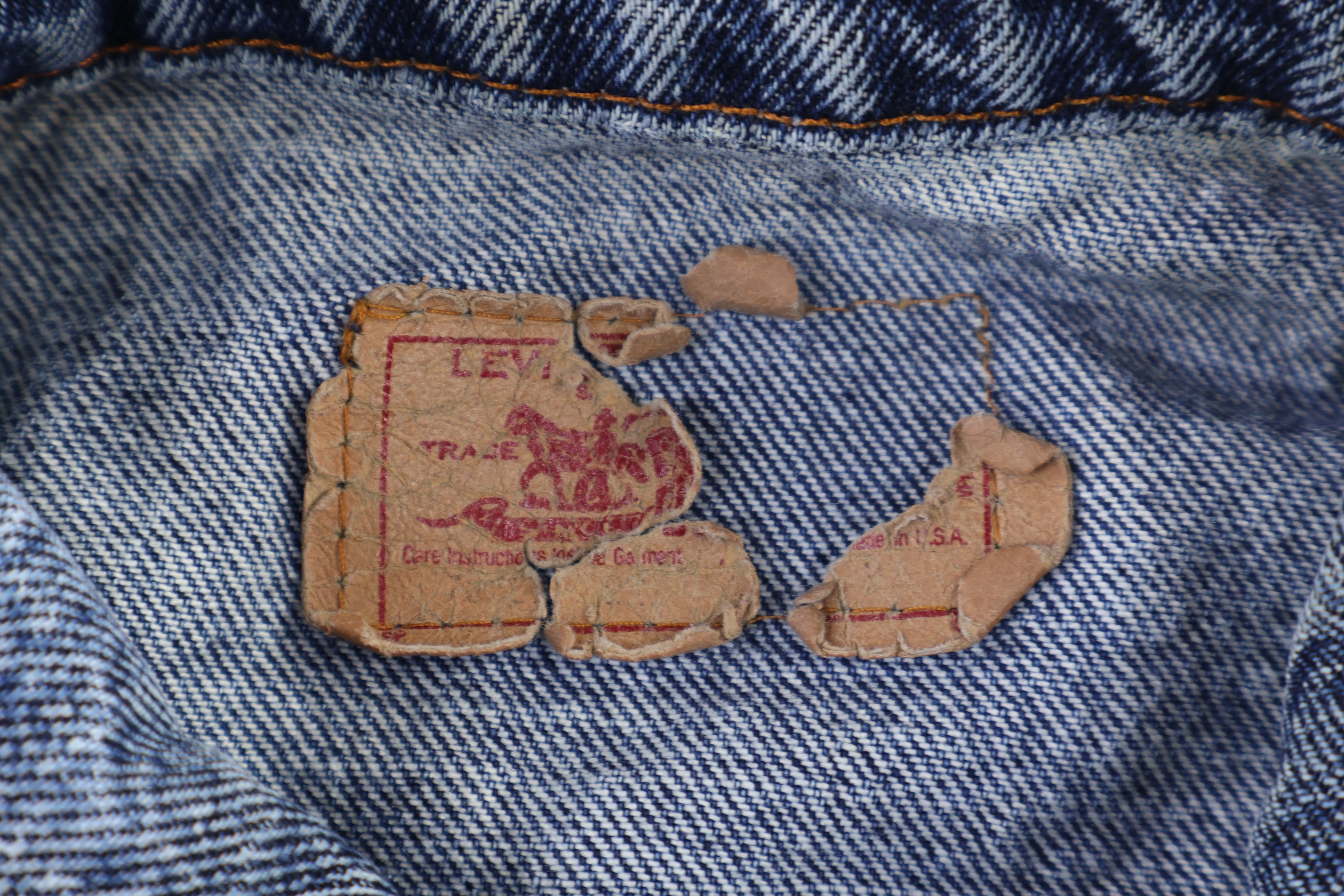 Vintage Levi's Dark Wash Denim Jacket - Image 4
