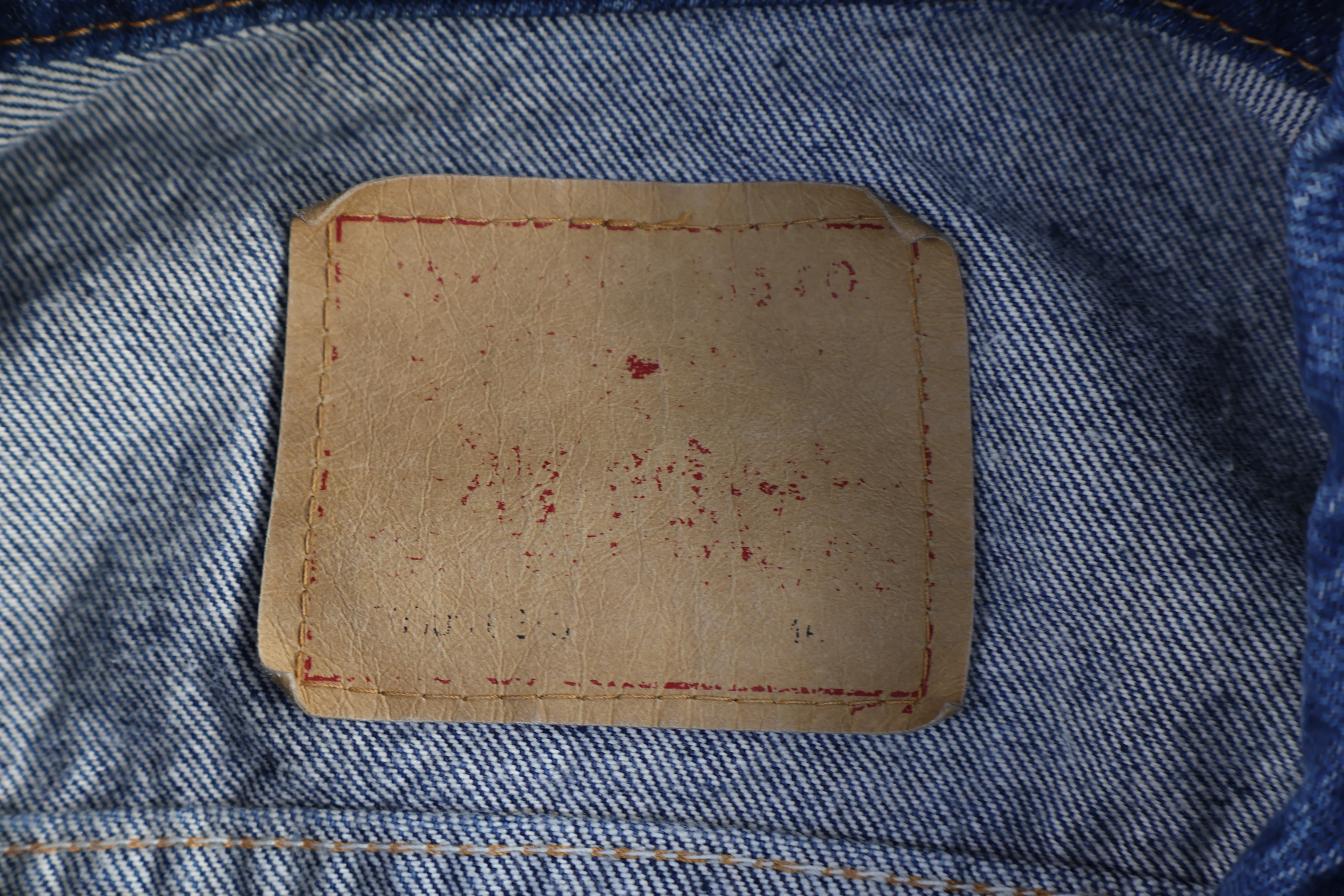 Vintage Levi's Dark Wash Denim Trucker Jacket - Image 5