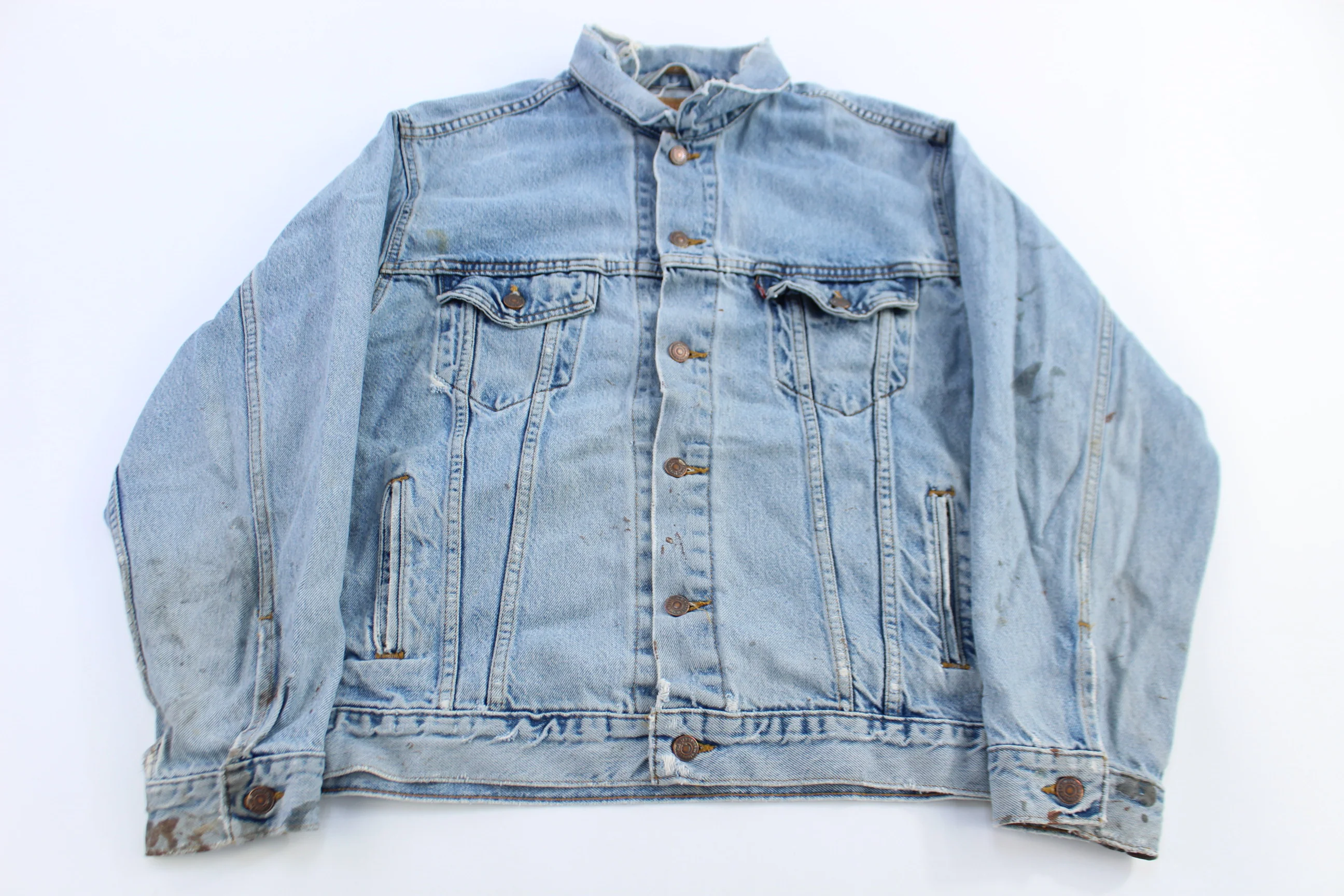 Vintage Levi's Light Wash Denim Trucker Jacket