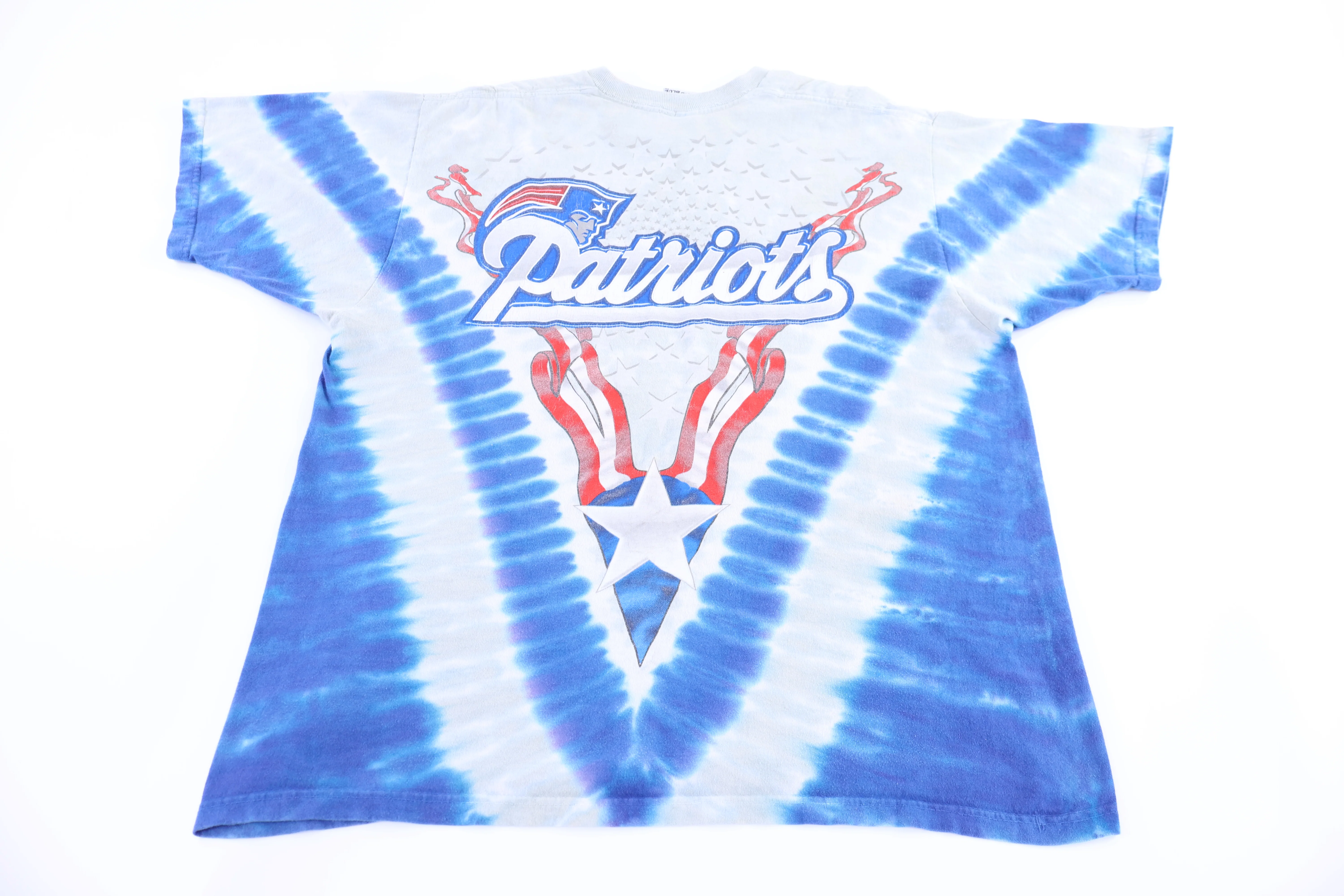 Vintage Liquid Blue New England Patriots T-shirt - Image 2