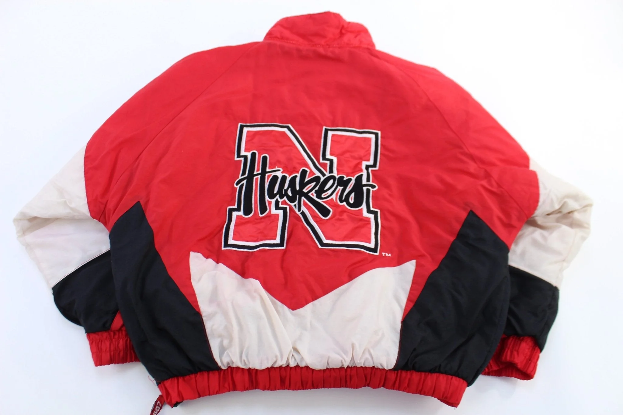 Vintage Logo 7 University of Nebraska Huskers Puffer Jacket - Image 3