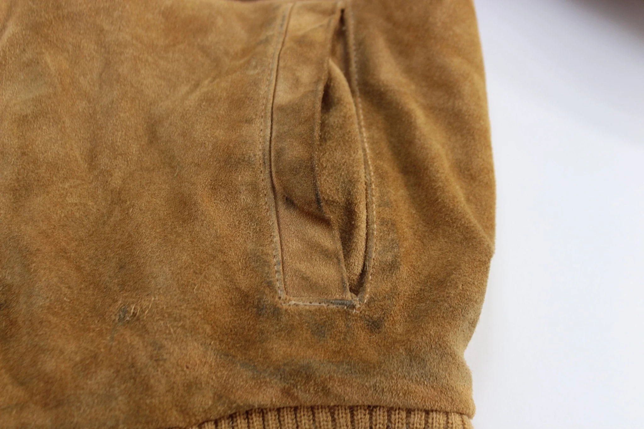 Vintage London Fog Outdoors Unlimited Suede Zip Up Jacket - Image 4