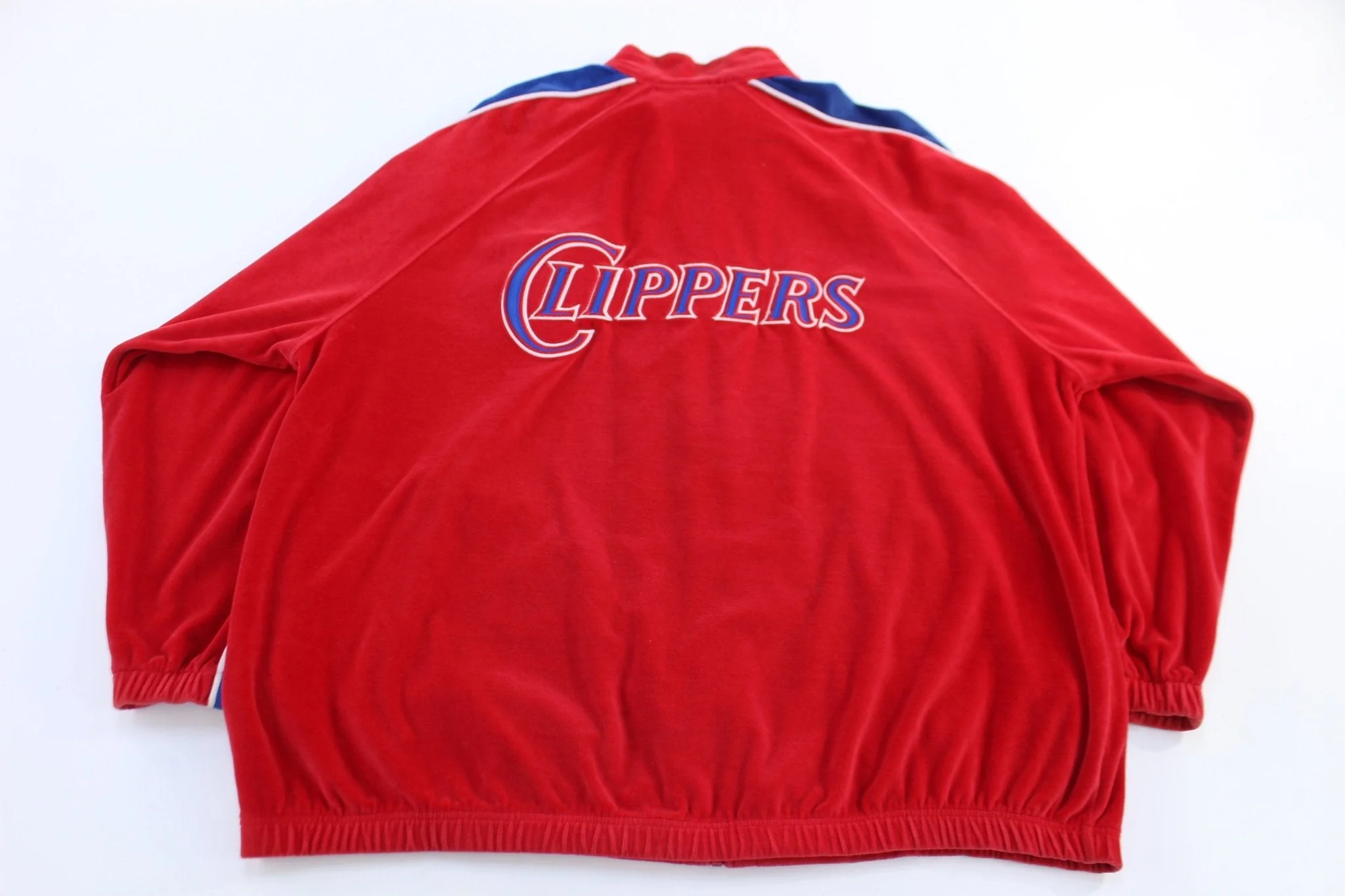 Vintage Los Angeles Clippers Basketball Velvet Jacket - Image 2