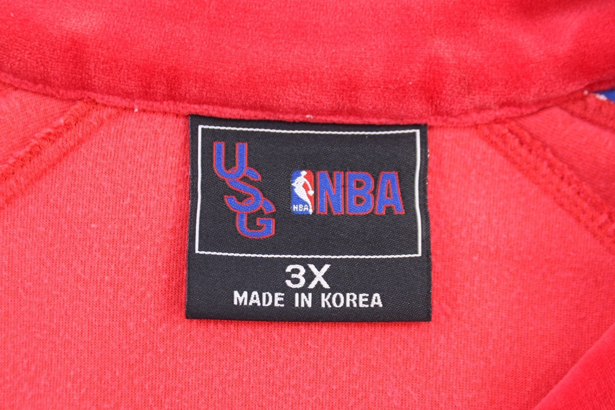 Vintage Los Angeles Clippers Basketball Velvet Jacket - Image 4