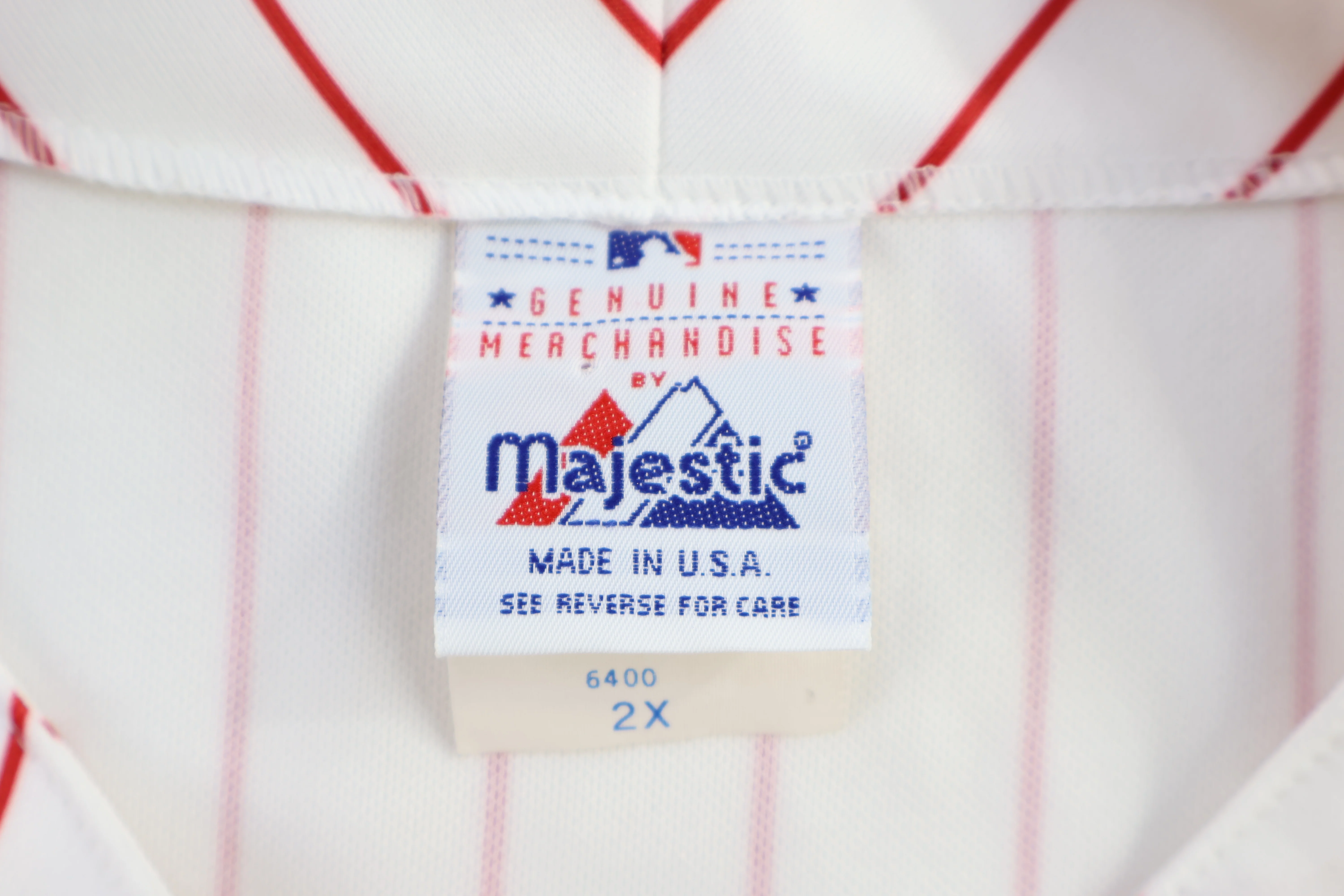 Vintage Majestic Cincinnati Reds Baseball Jersey - Image 4