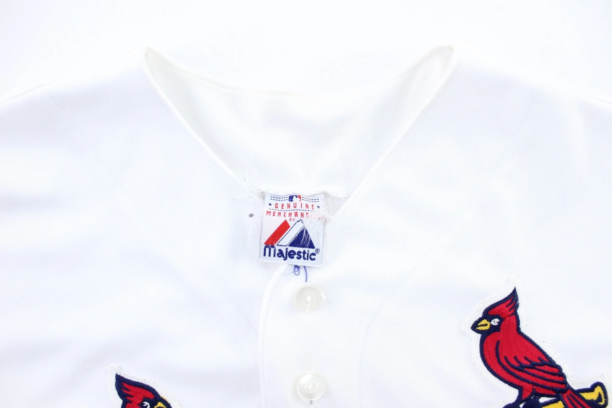 Vintage Majestic Embroidered St. Louis Cardinals Baseball Jersey - Image 4