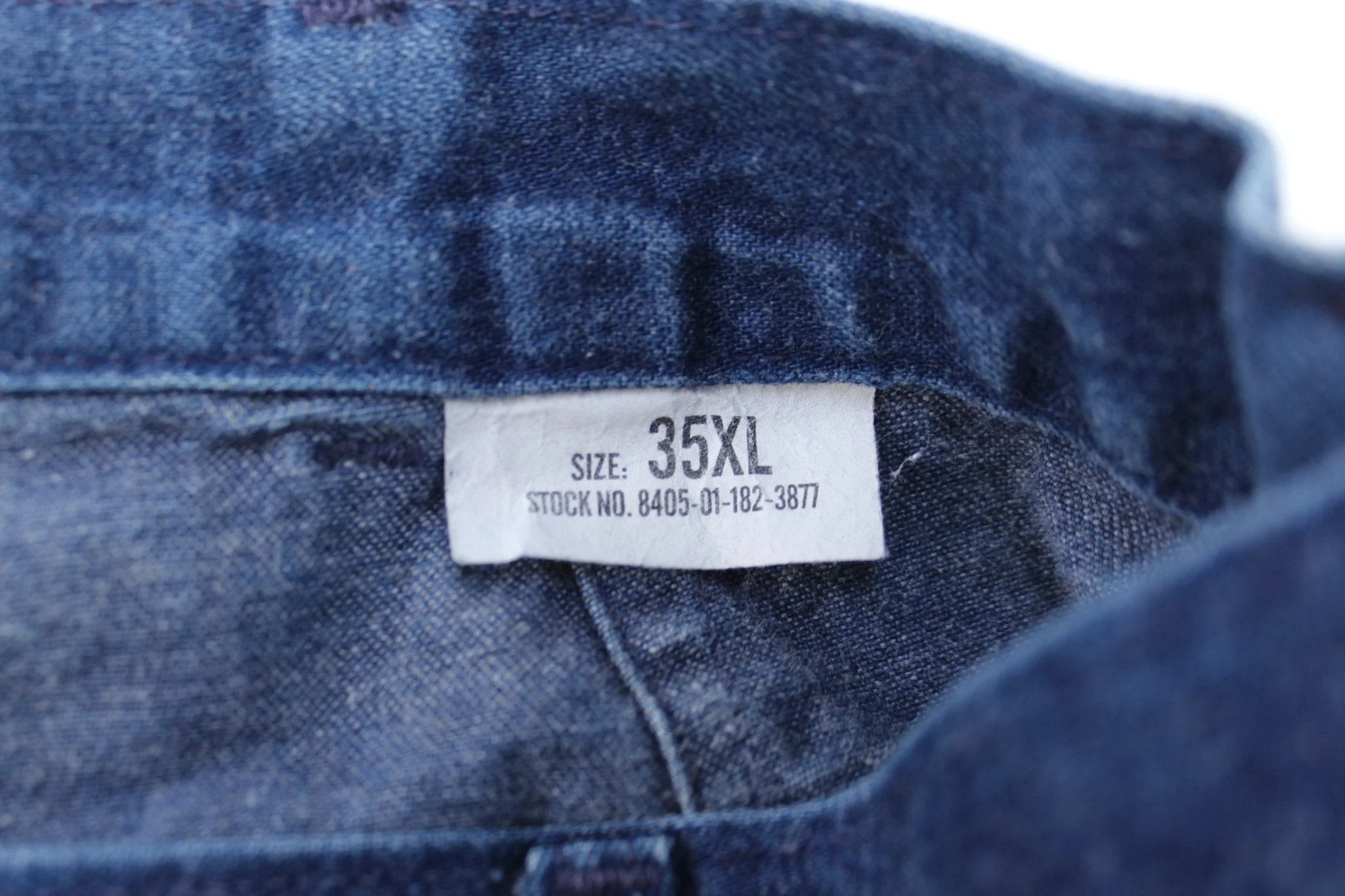 Vintage Marine Denim Utility Trousuers Pants - Image 3