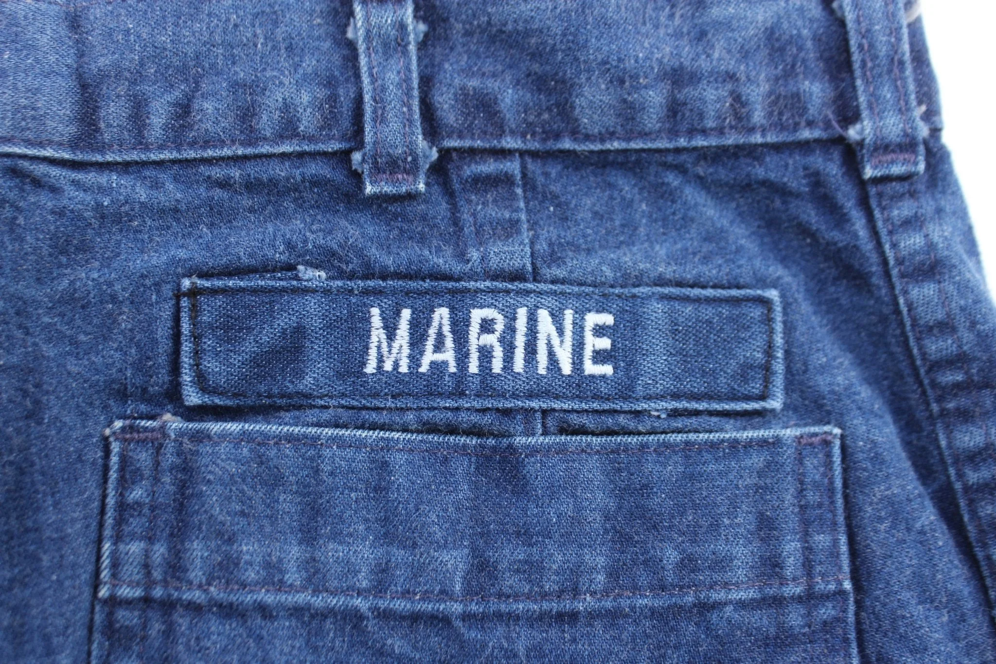 Vintage Marine Denim Utility Trousuers Pants - Image 4