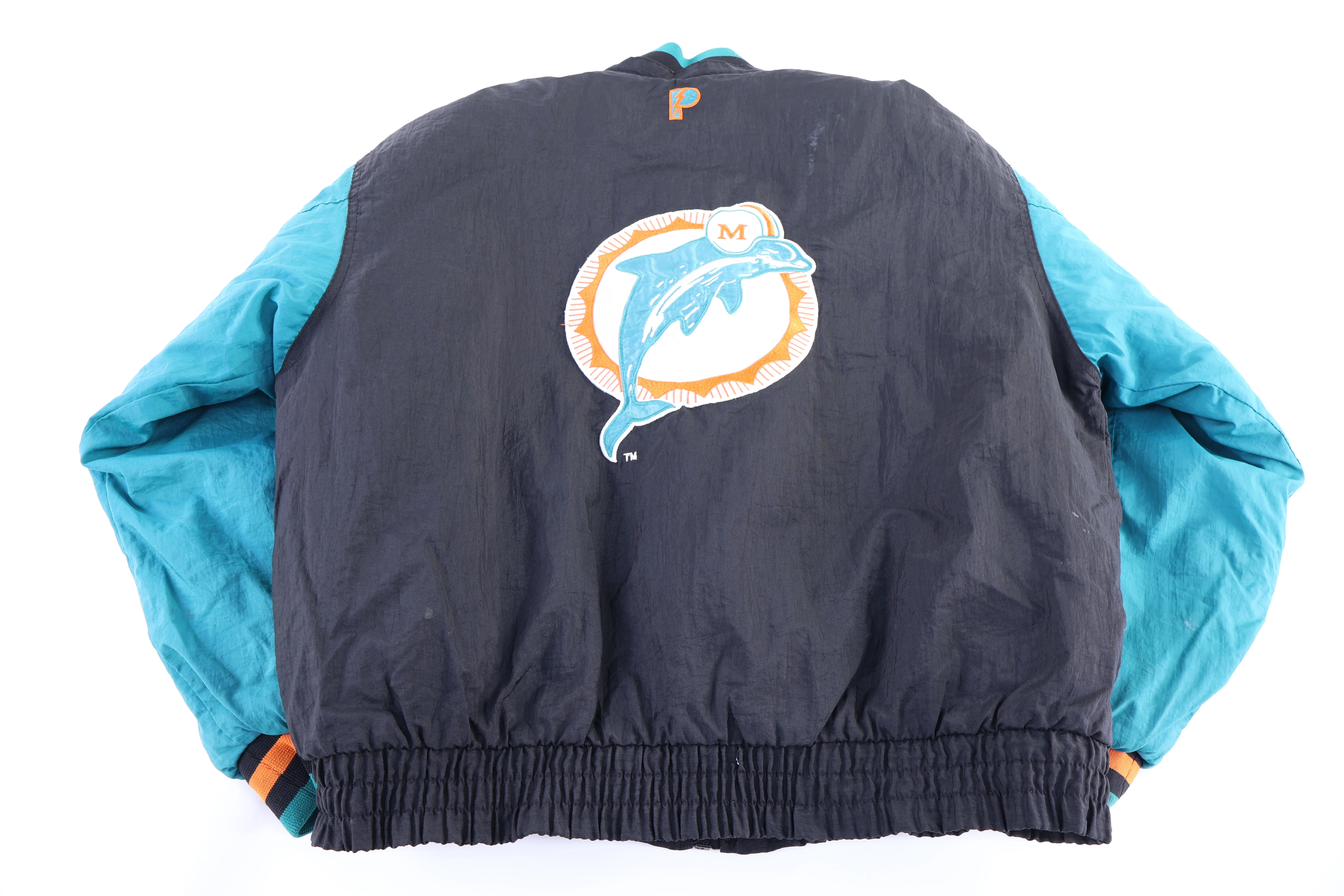Vintage Miami Dolphins Football Full Zip Jacket - Image 2