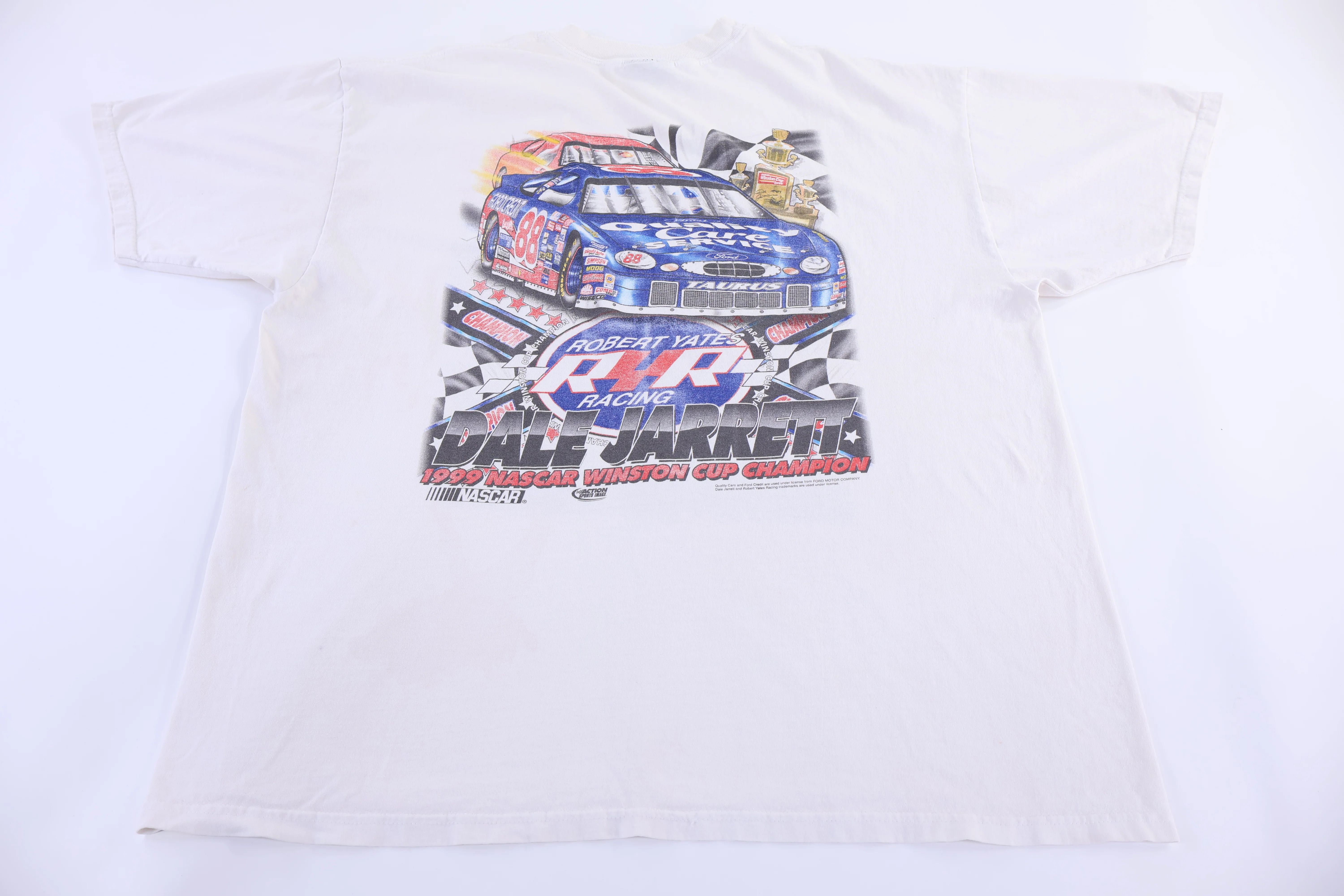 Vintage Nascar Dale Jarret Graphic T-shirt - Image 2