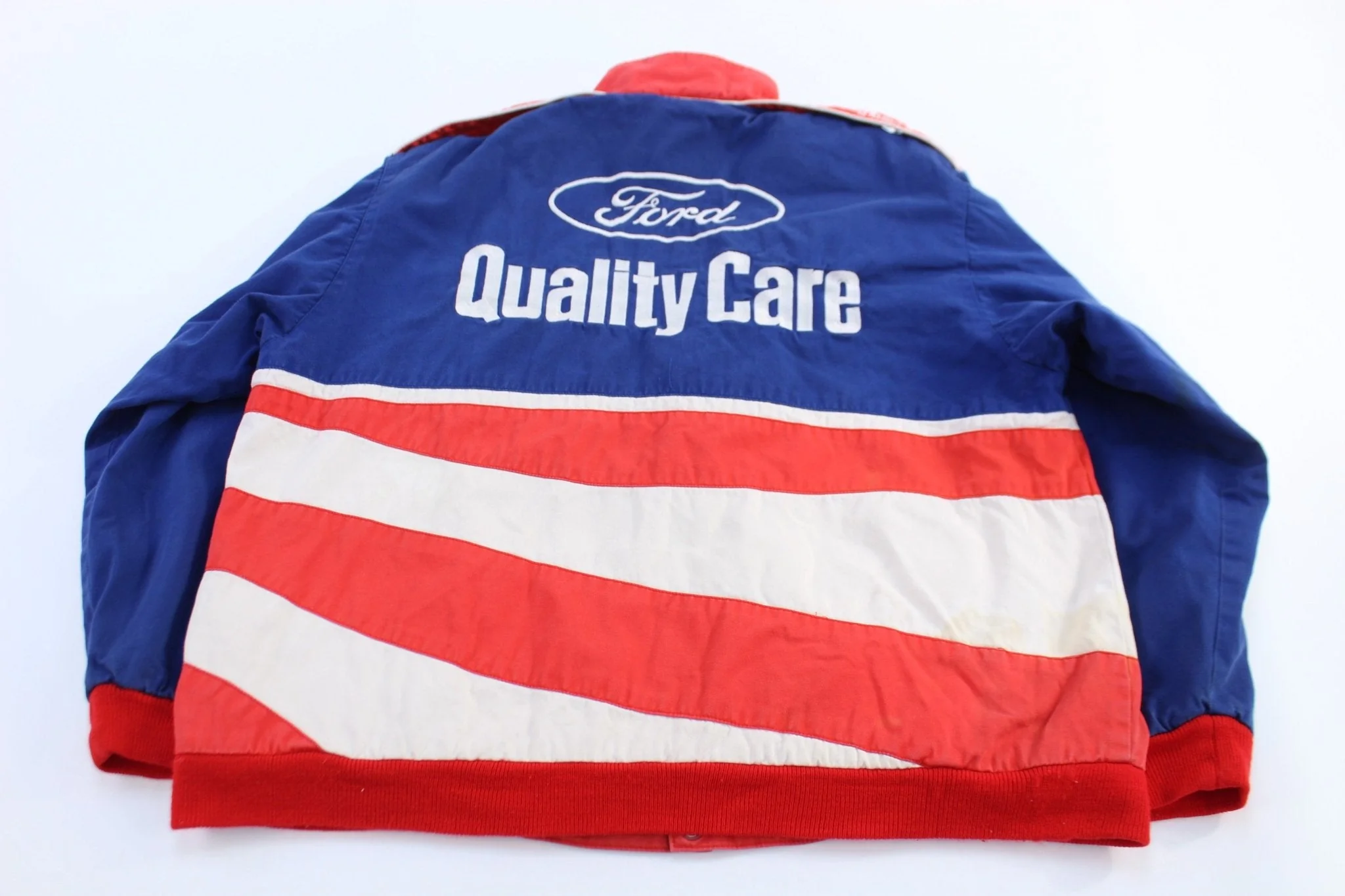 Vintage Nascar Ford Dale Jarrett Racing Jacket - Image 2