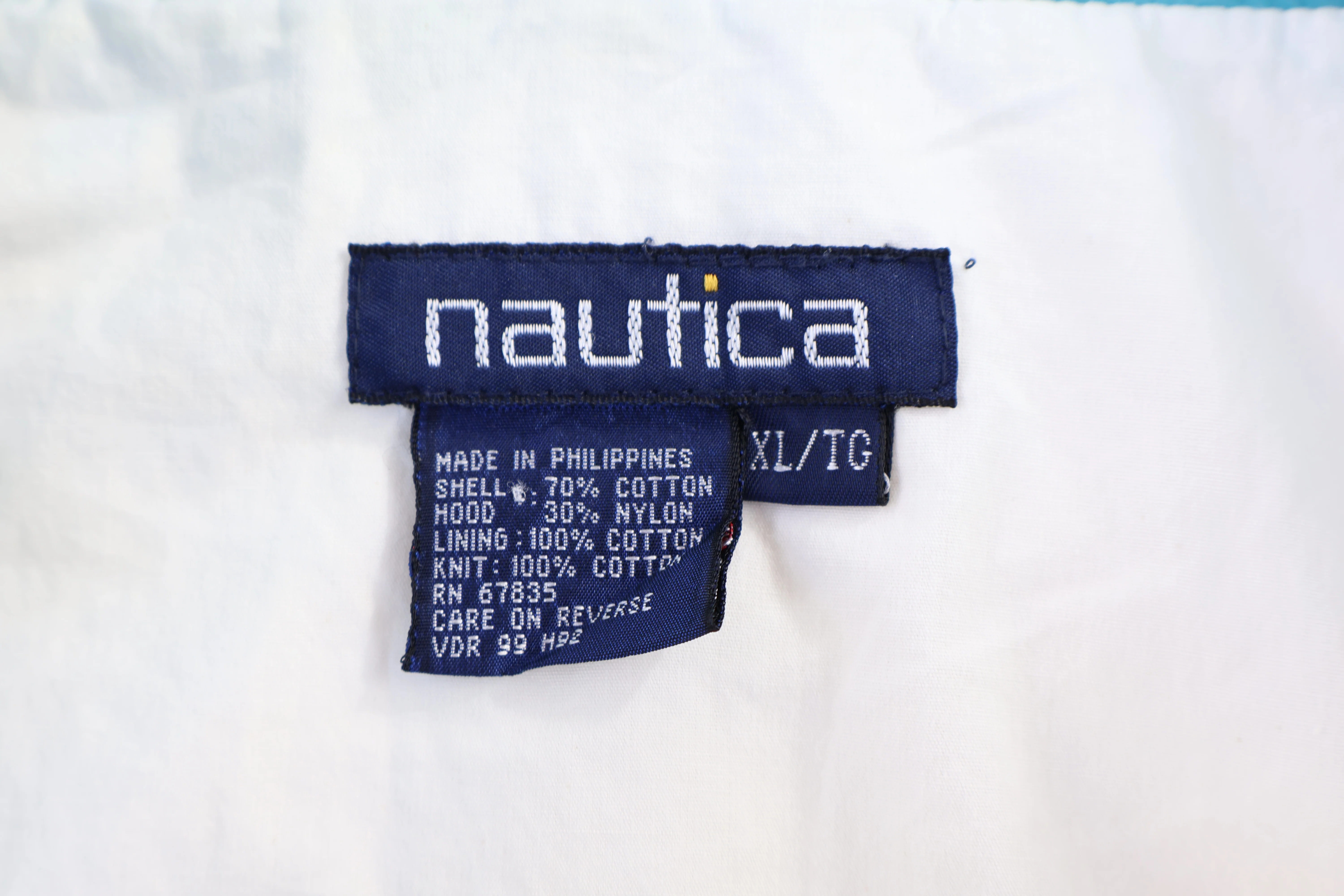 Vintage Nautica Challenge White Full Zip Jacket - Image 3
