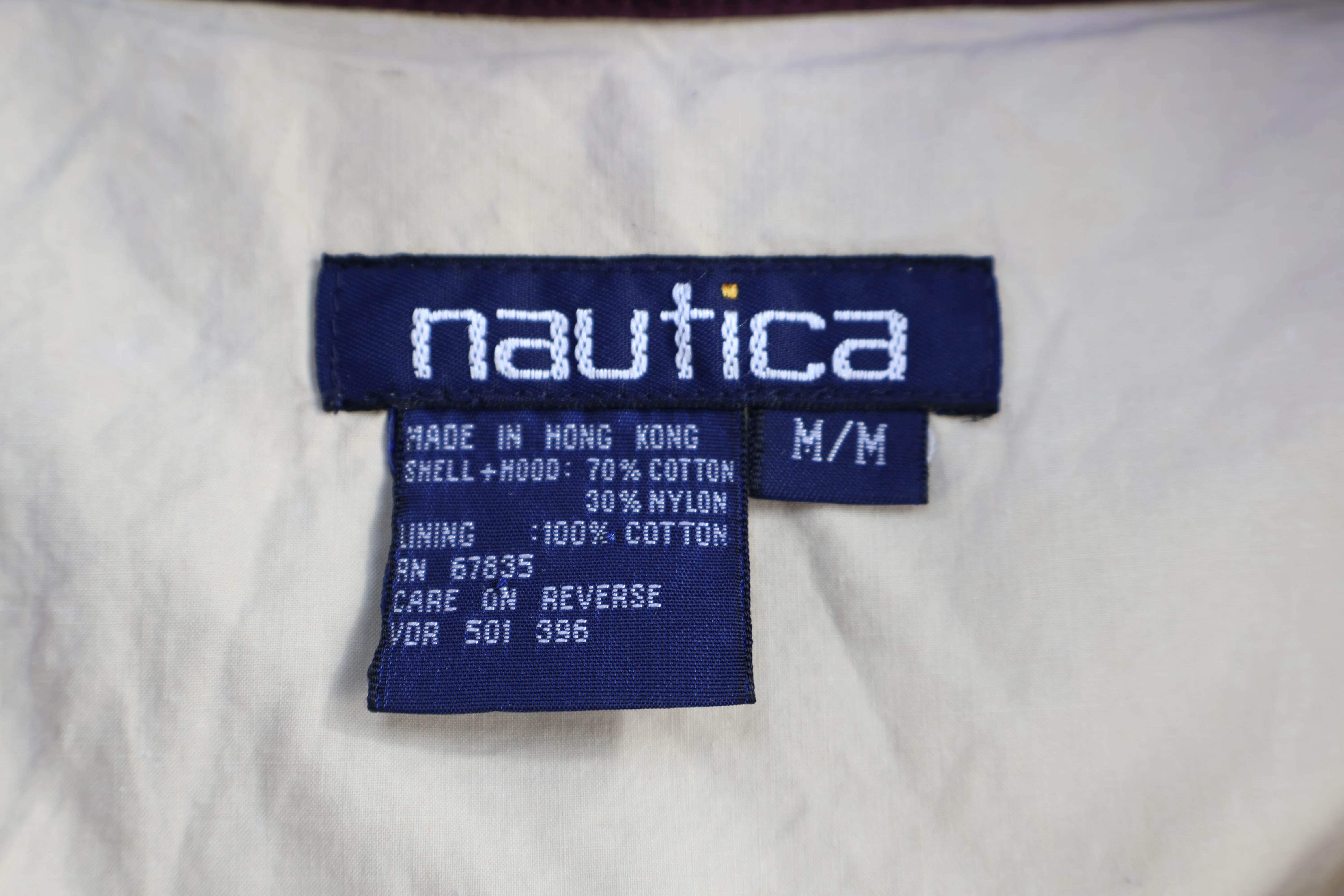 Vintage Nautica Green, Blue Full Zip Jacket - Image 3