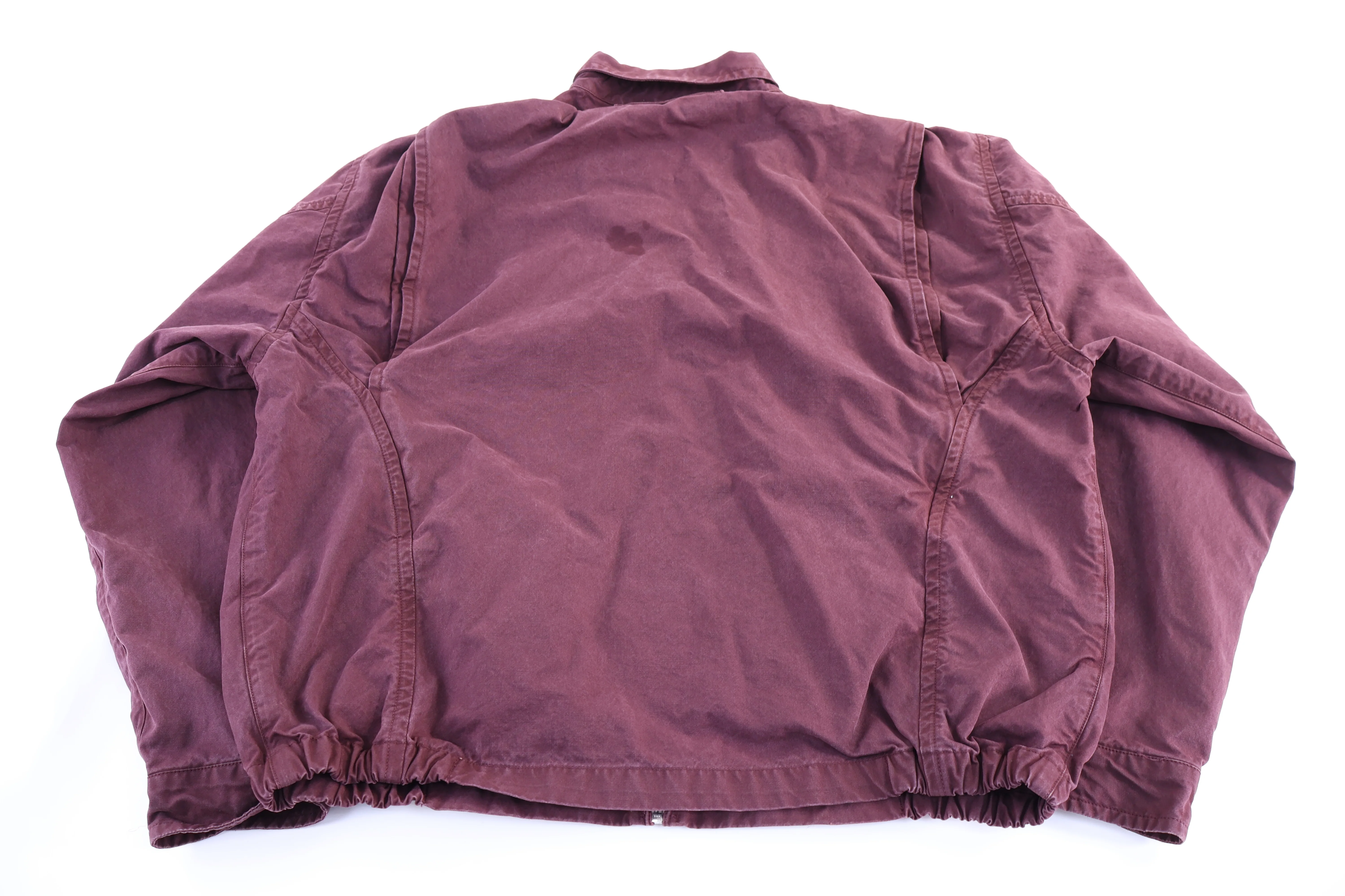 Vintage Nautica Maroon Full Zip Jacket - Image 2
