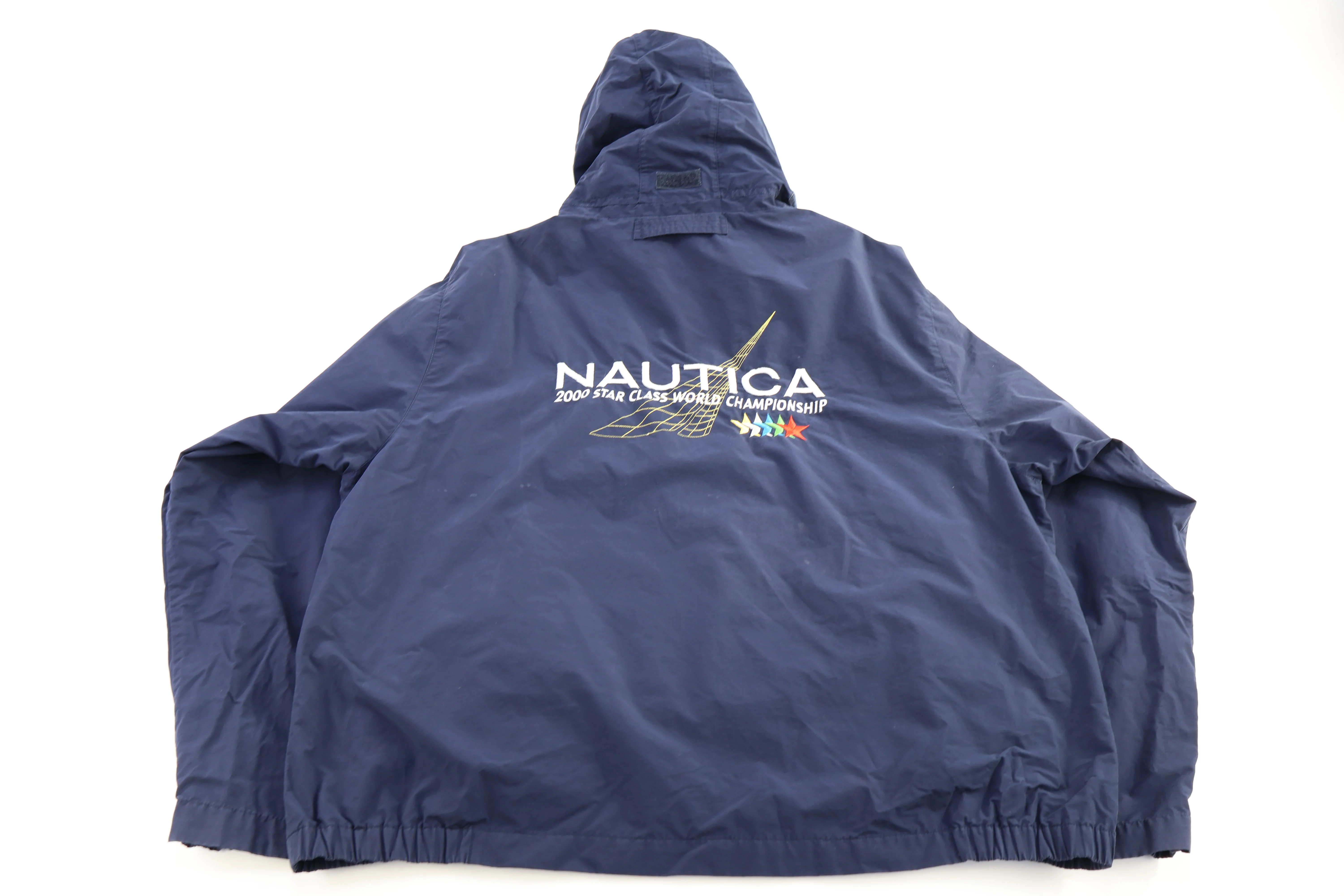 Vintage Nautica Navy Blue Full Zip Jacket - Image 2