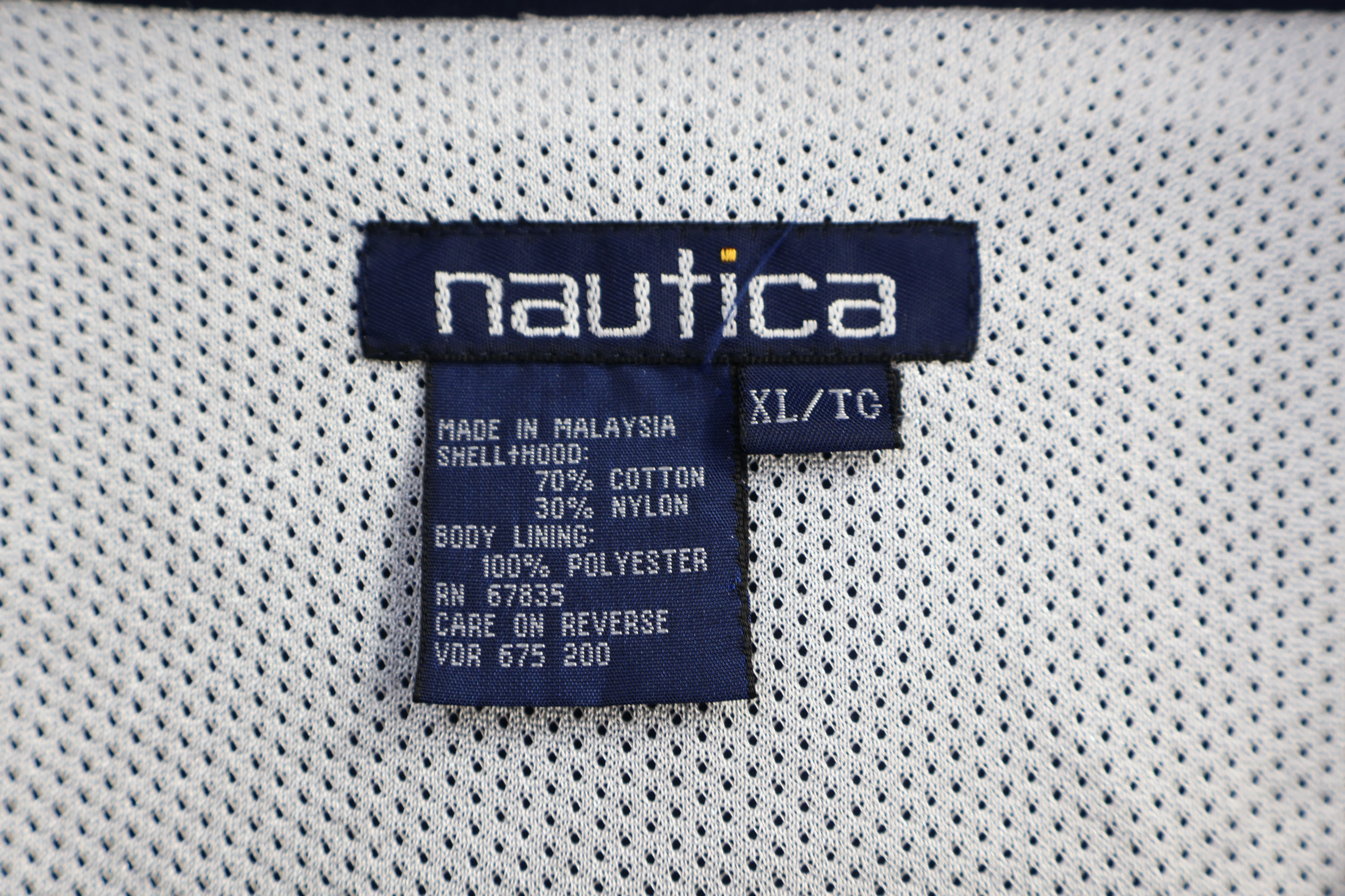 Vintage Nautica Navy Blue Full Zip Jacket - Image 4