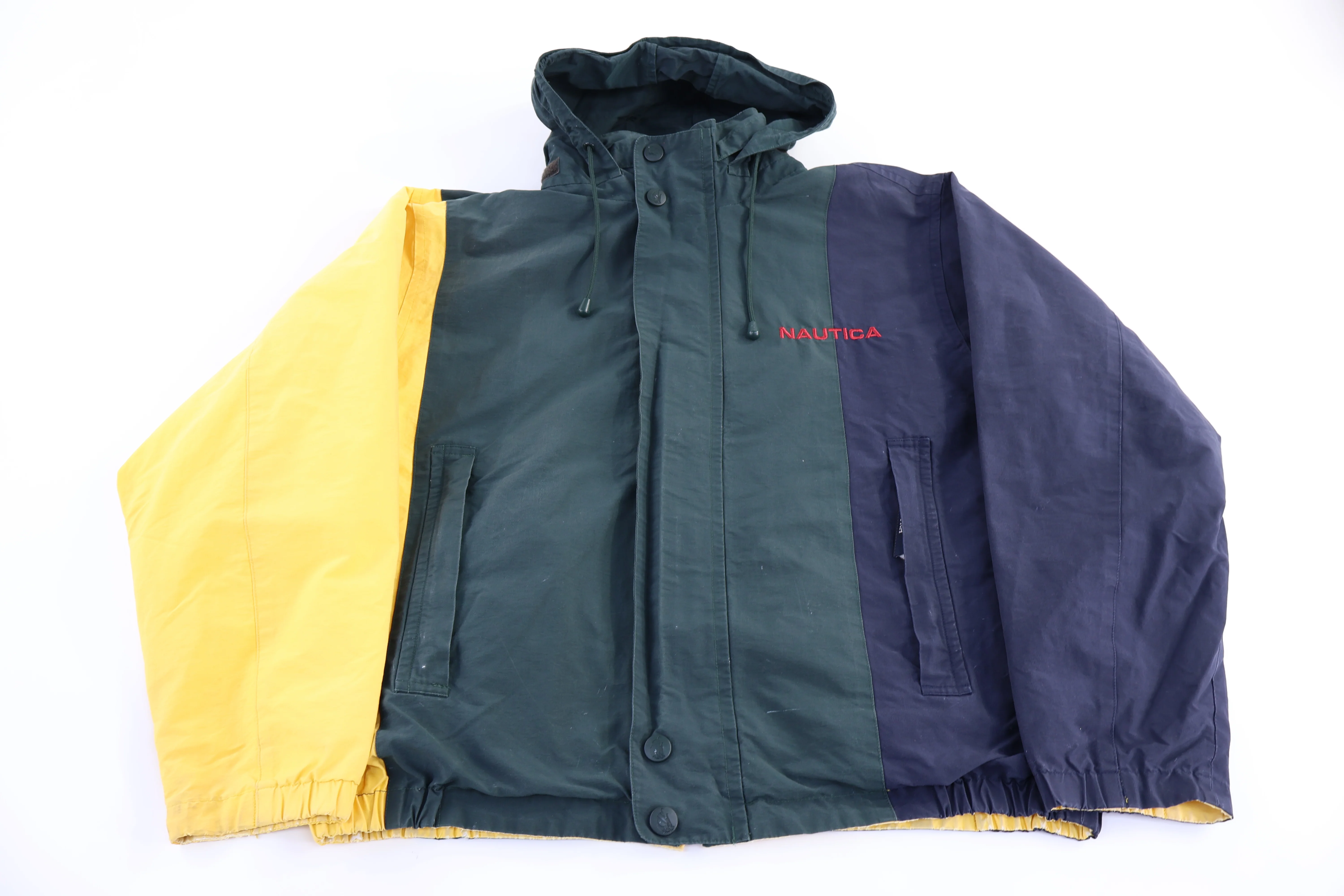 Vintage Nautica Reversible Full Zip Jacket