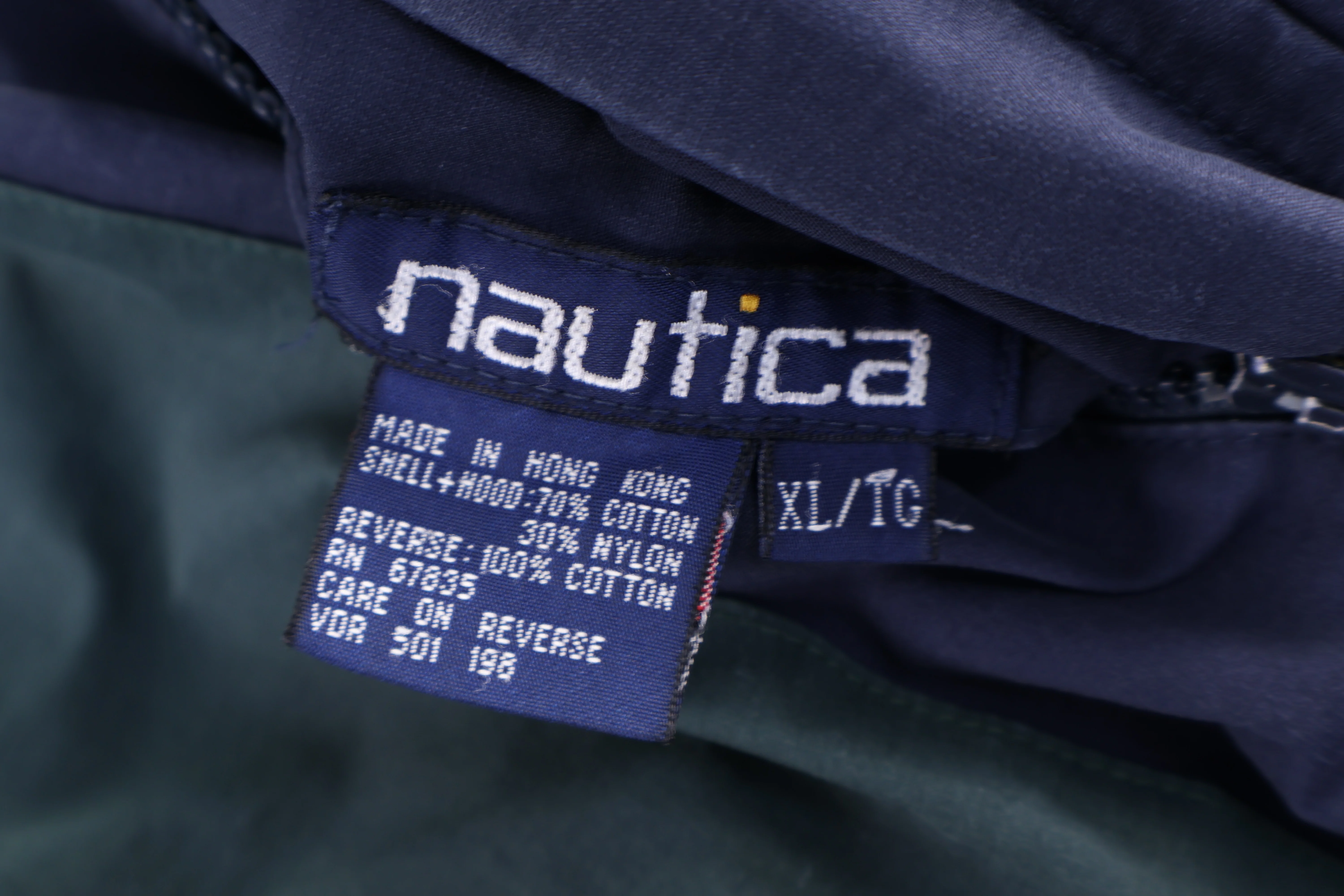 Vintage Nautica Reversible Full Zip Jacket - Image 5