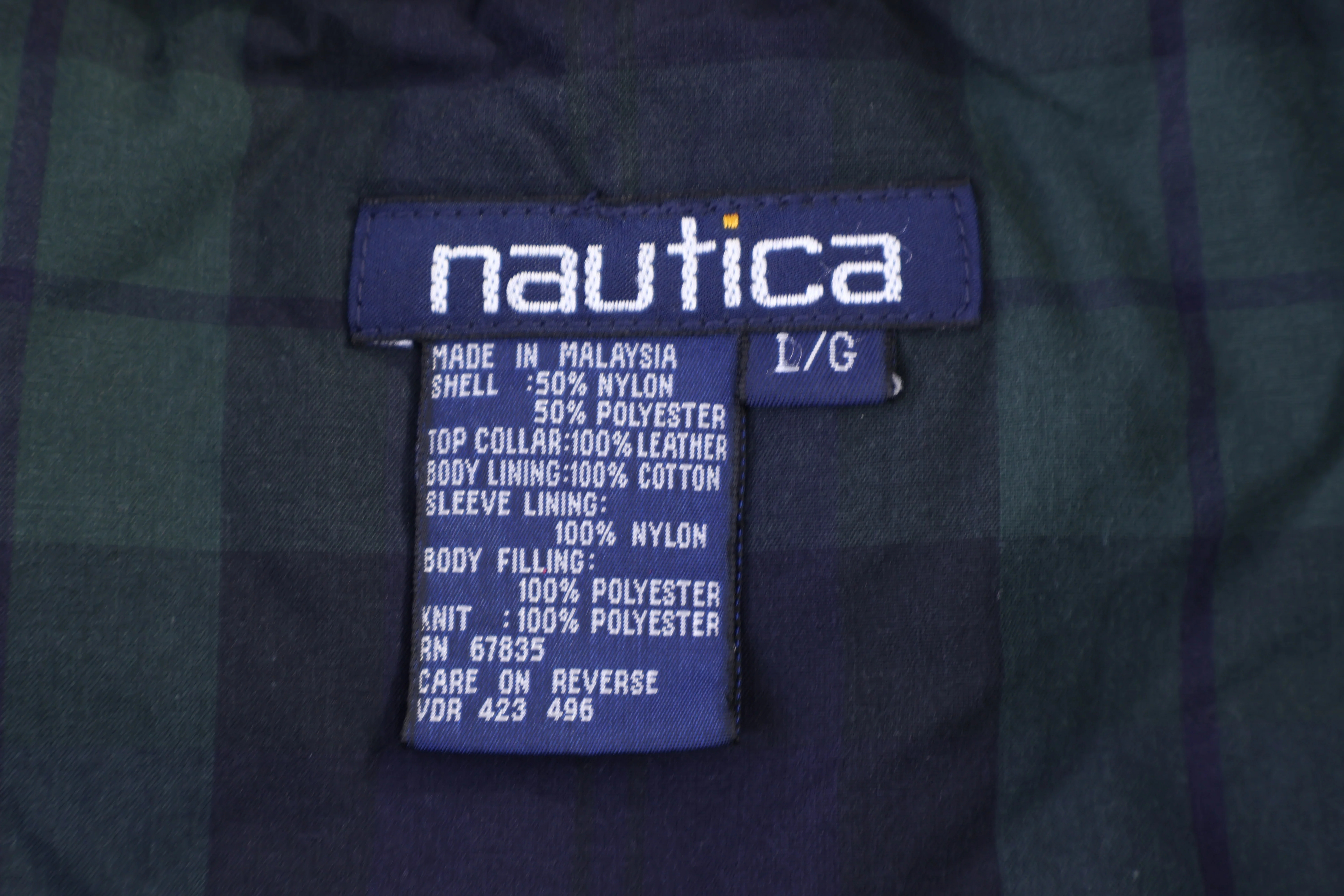 Vintage Nautica Tan Full Zip Jacket - Image 3