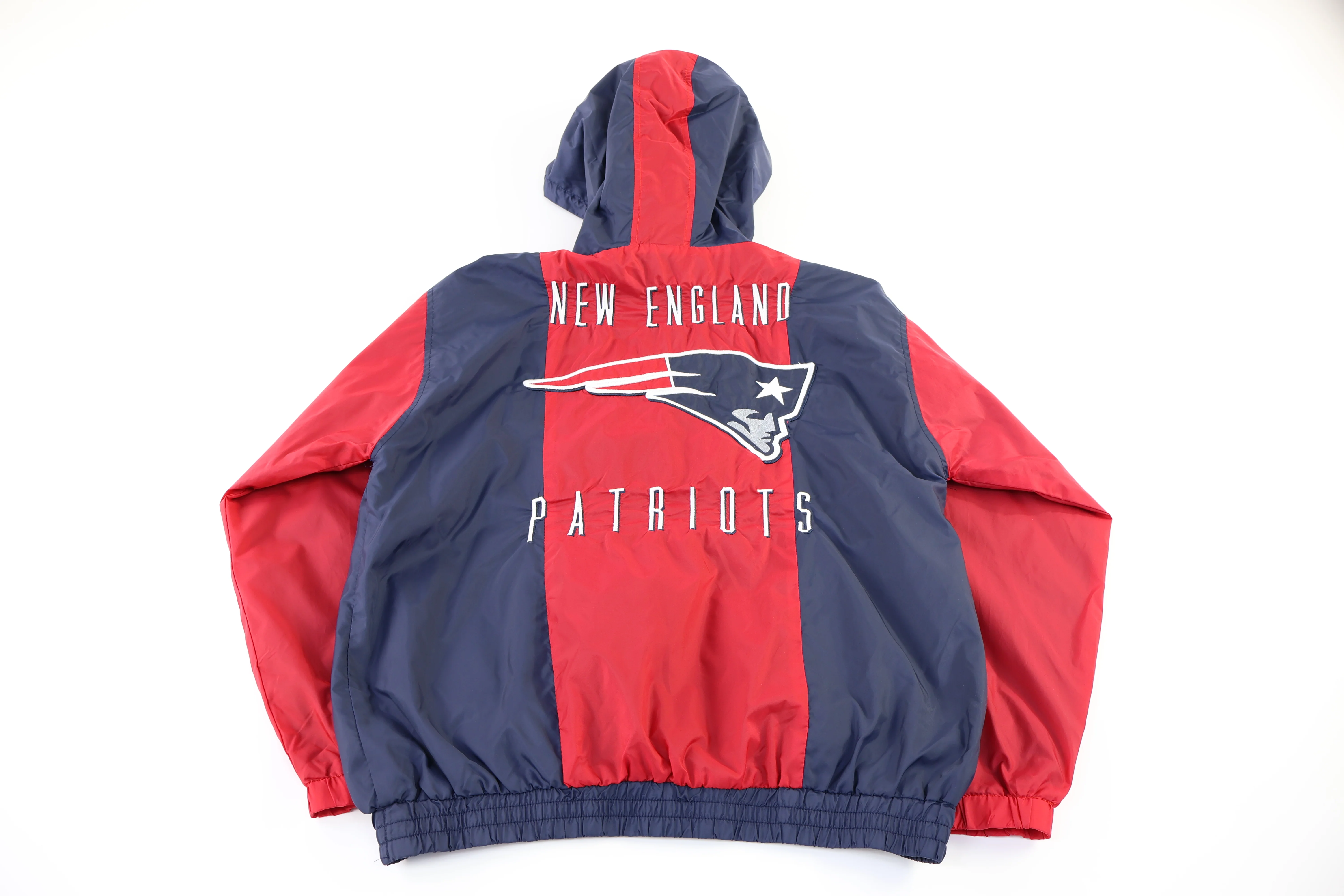 Vintage New England Patriots Pullover Windbreaker - Image 2