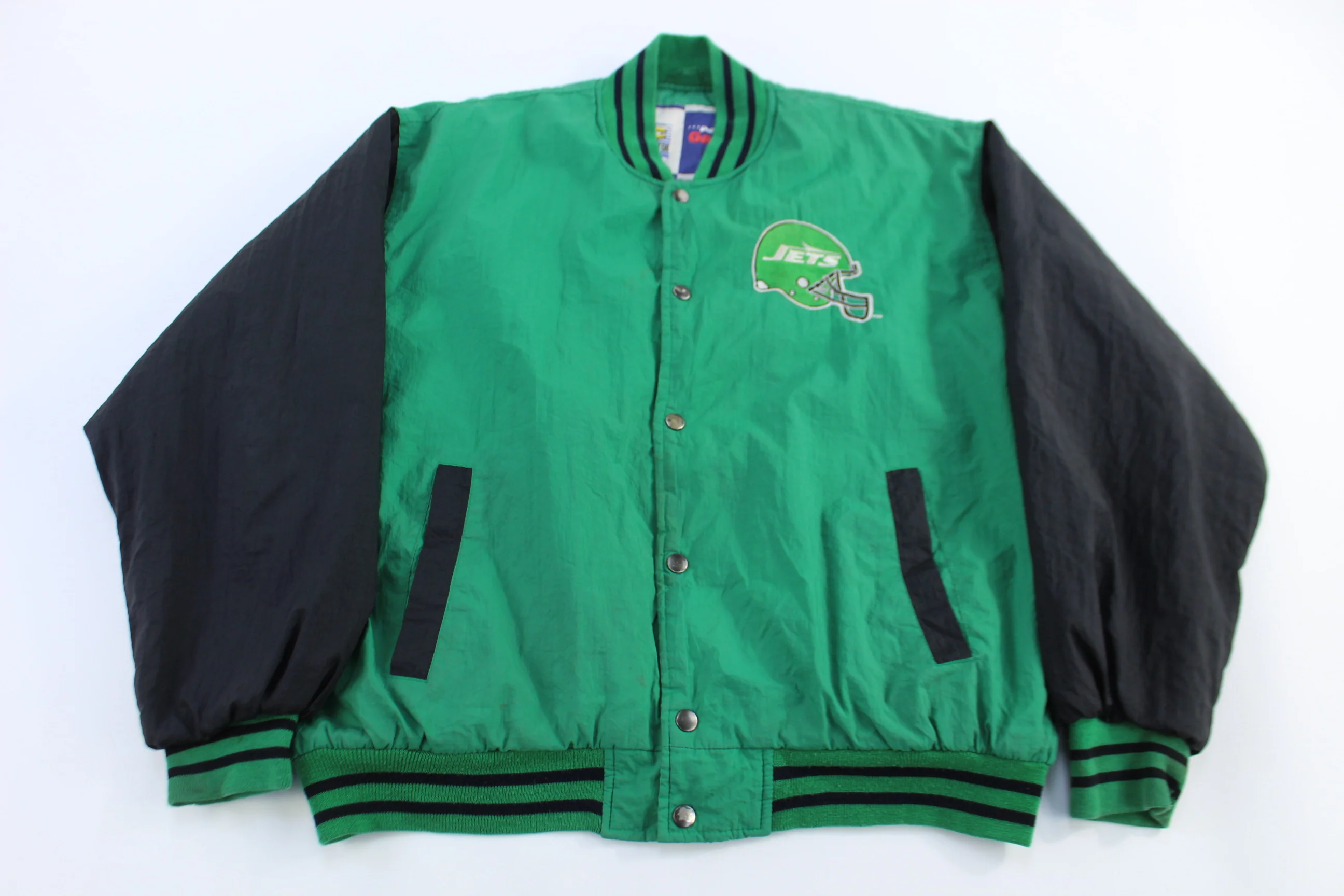 Vintage New York Jets Football Full Snap Jacket